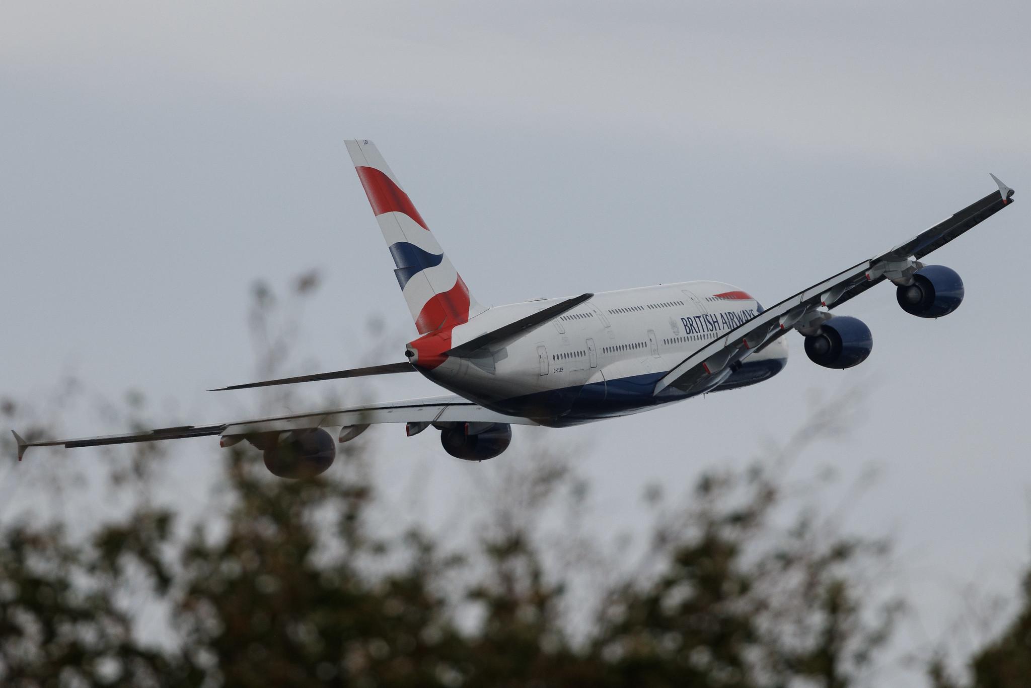 London Heathrow: British Airways (BA / BAW) | Airbus A380-841 A388 | G-XLEH | MSN 163