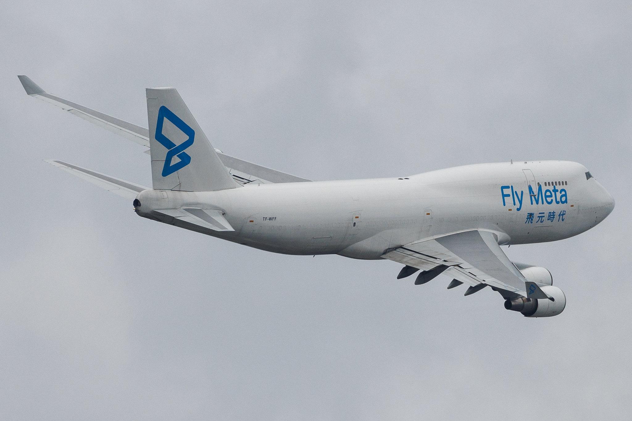 London Heathrow: Fly Meta | Boeing 747-446(BDSF) B744 | TF-WFF | MSN 26343