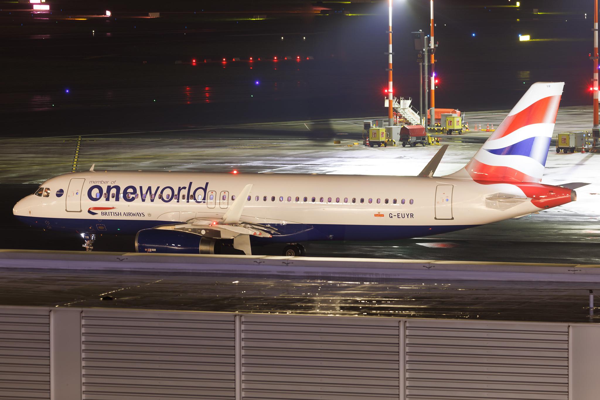Hamburg Airport: British Airways (BA / BAW) | Livery: One World Livery | Airbus A320-232 A320 | G-EUYR | MSN 5856