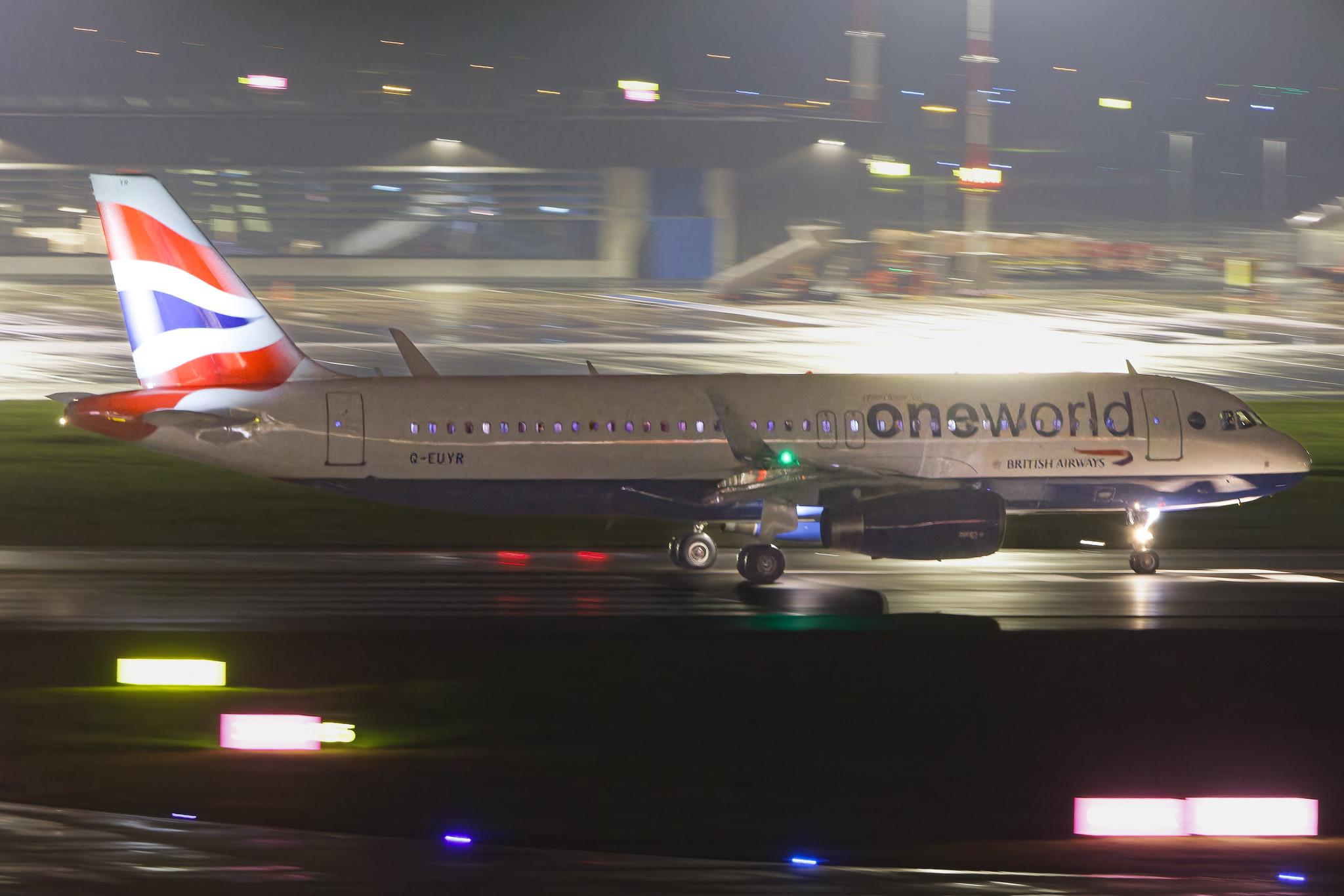 Hamburg Airport: British Airways (BA / BAW) | Livery: One World Livery | Airbus A320-232 A320 | G-EUYR | MSN 5856