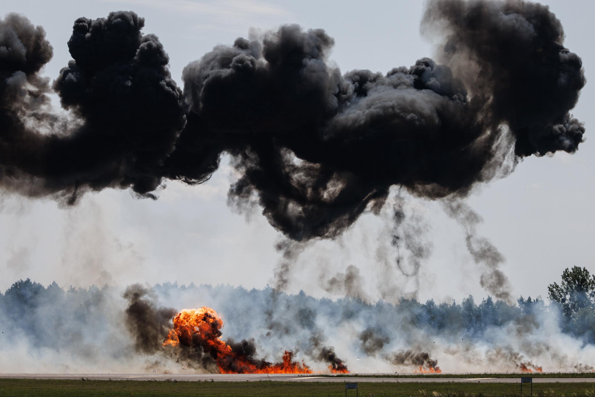 AIR SHOW Radom: Explosion