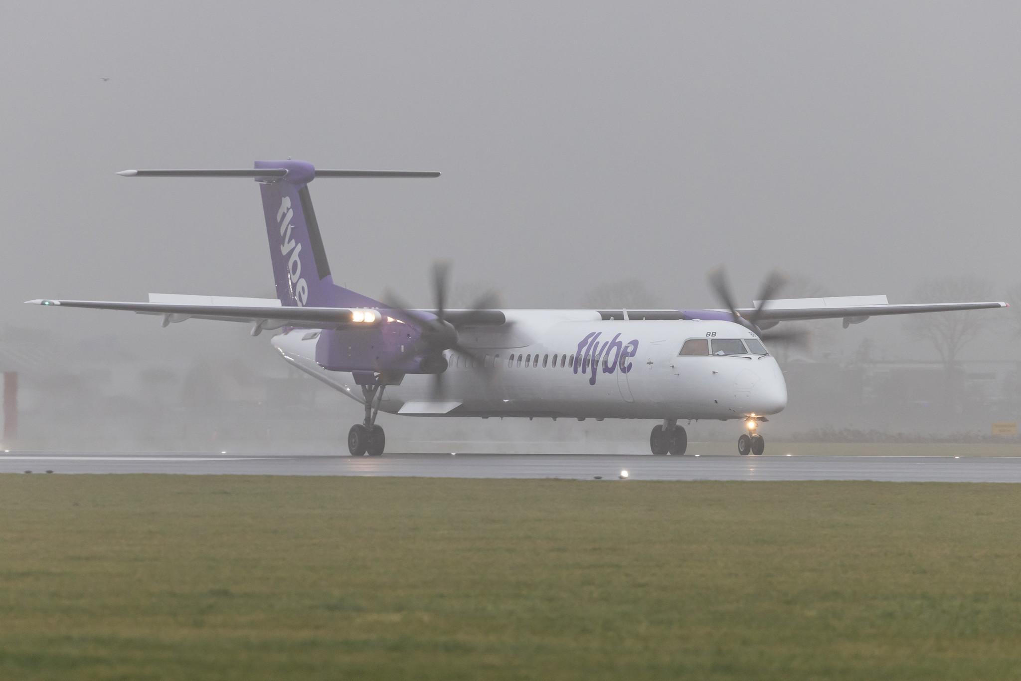Amsterdam Schiphol: Flybe (BE / BEE) | De Havilland Canada Dash 8-400 DH8D | G-FLBB | MSN 4255