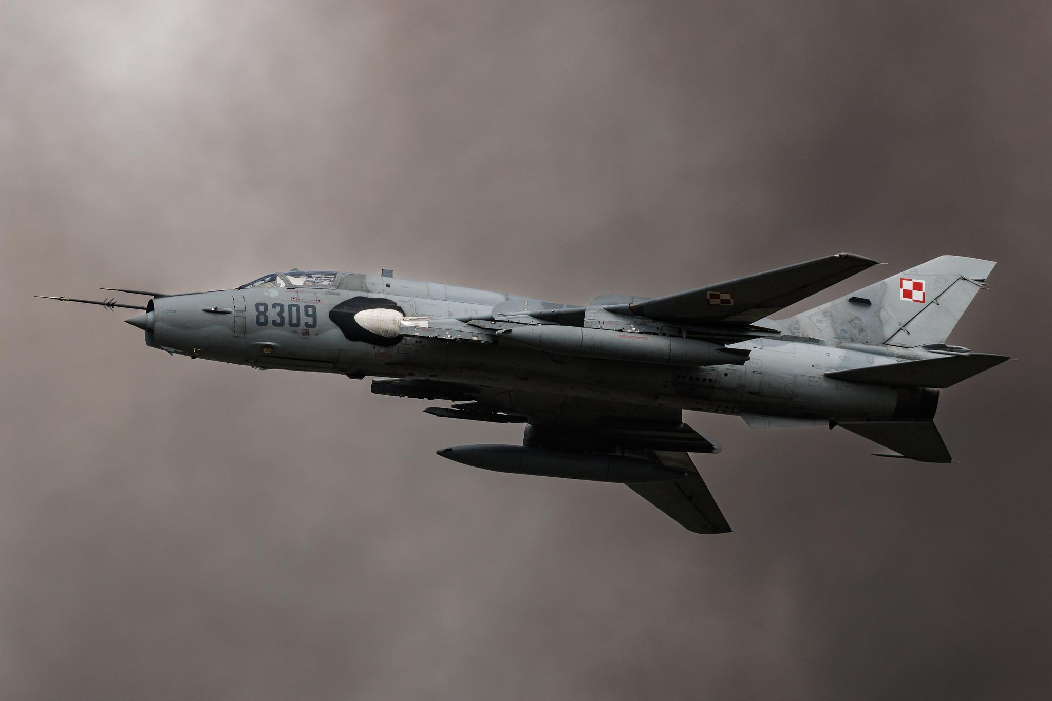 AIR SHOW Radom: Polish Air Force (/ PLF) | Sukhoi Su-22M4 Fitter K | 8309 | MSN 28309