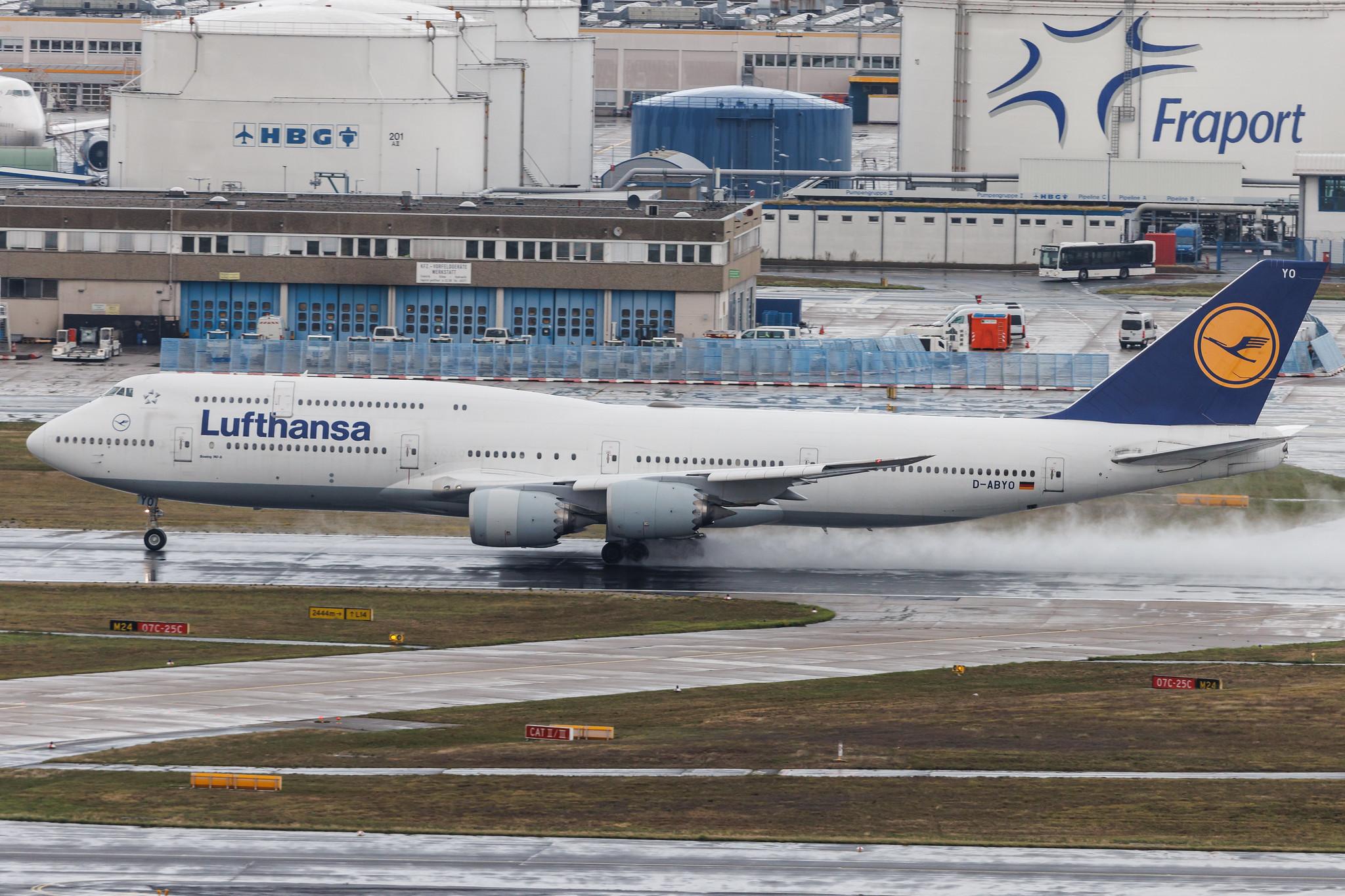 Frankfurt Airport: Lufthansa (LH / DLH) | Boeing 747-830 B748 | D-ABYO | MSN 37841
