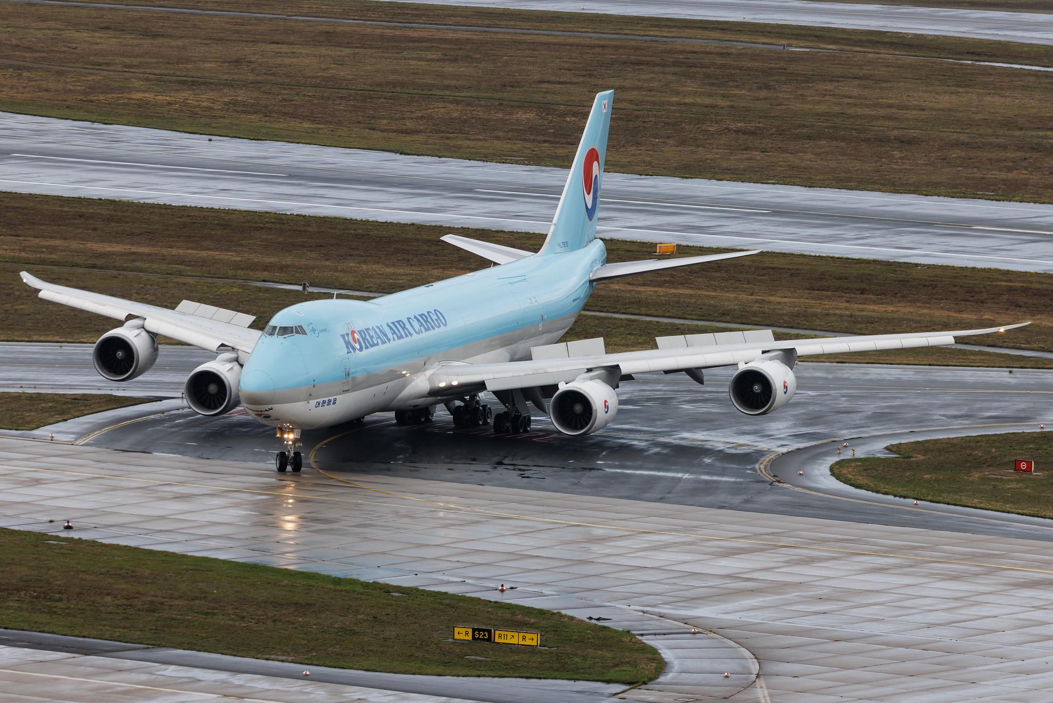 Frankfurt Airport: Korean Air Cargo (KE / KAL) | Operator: Korean Air | Boeing 747-8HT(F) B748 | HL7610 | MSN 37133