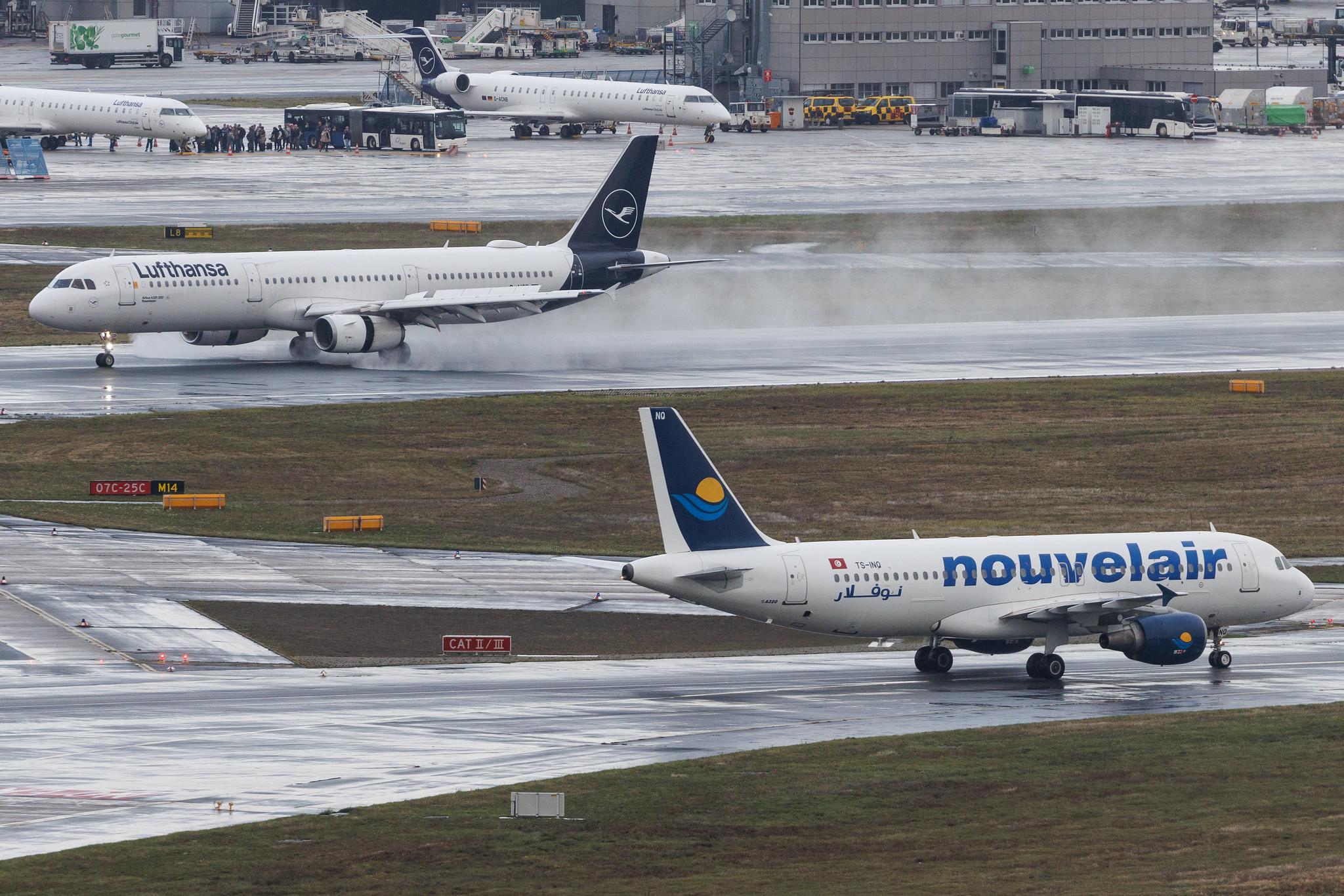 Frankfurt Airport: Nouvelair (BJ / LBT) | Operator: Nouvelair Tunisie | Airbus A320-214 A320 | TS-INQ | MSN 02158