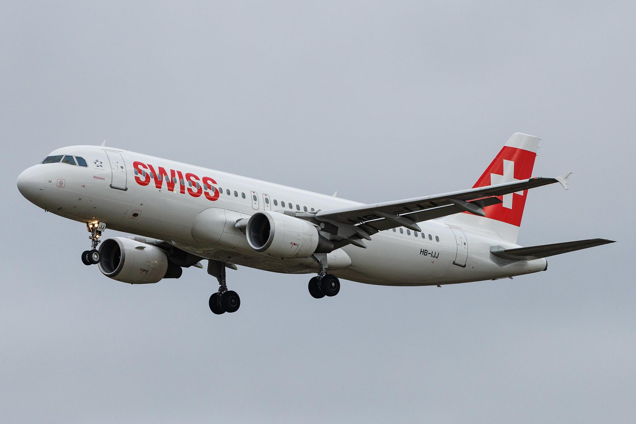 Hamburg Airport: Swiss (LX / SWR) | Airbus A320-214 A320 | HB-IJJ | MSN 0585