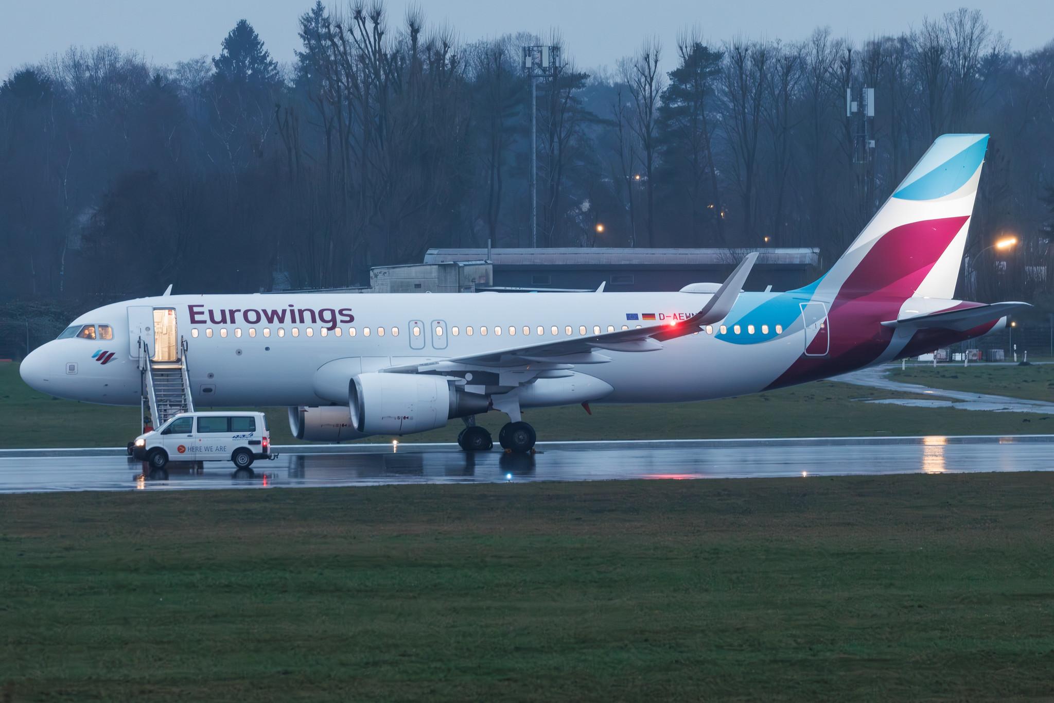 Hamburg Airport: Eurowings (EW / EWG) | Airbus A320-214 A320 | D-AEWN | MSN 7393