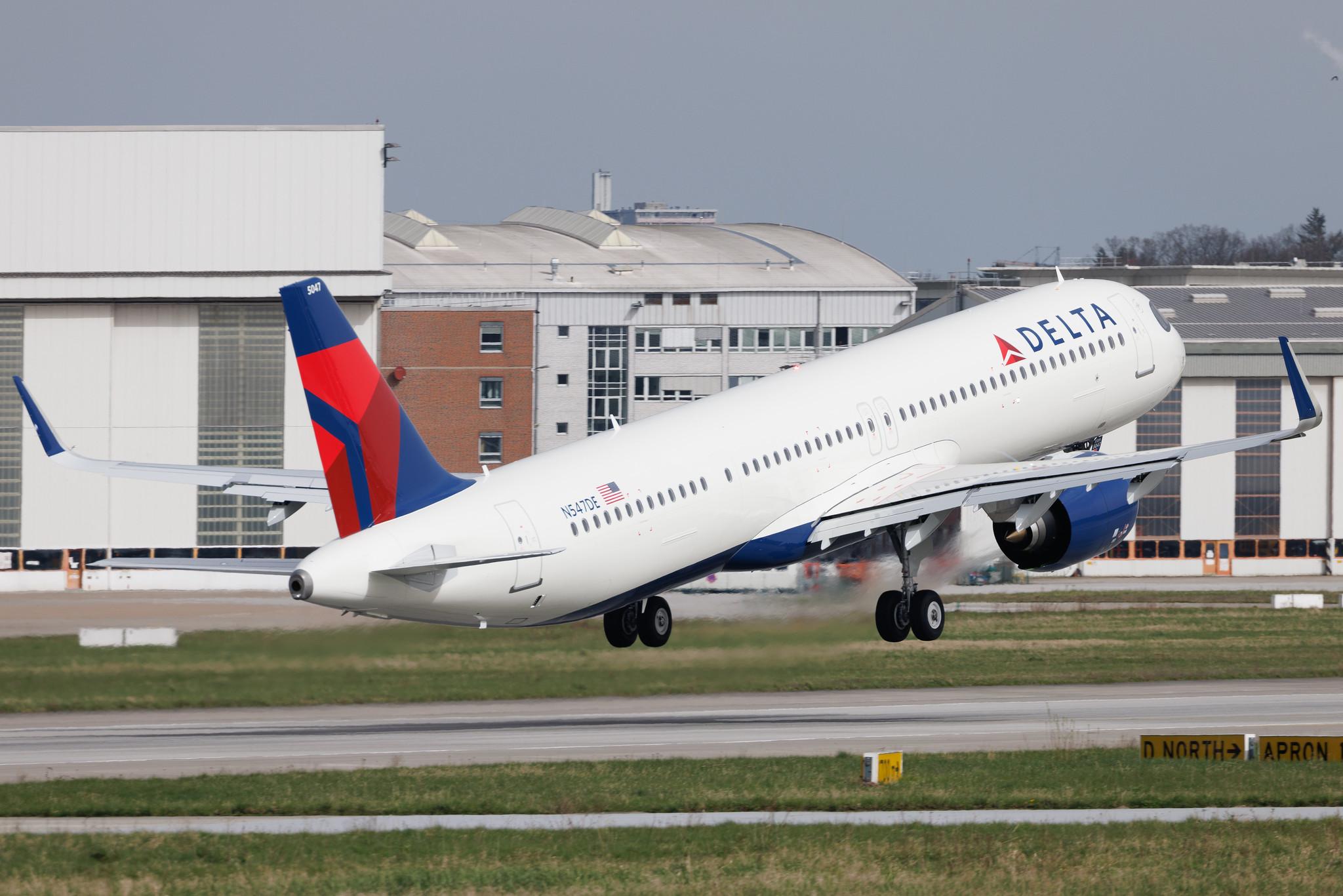Hamburg Finkenwerder: Delta Air Lines (DL / DAL) | Airbus A321-271NX A21N | N547DE | MSN 11595