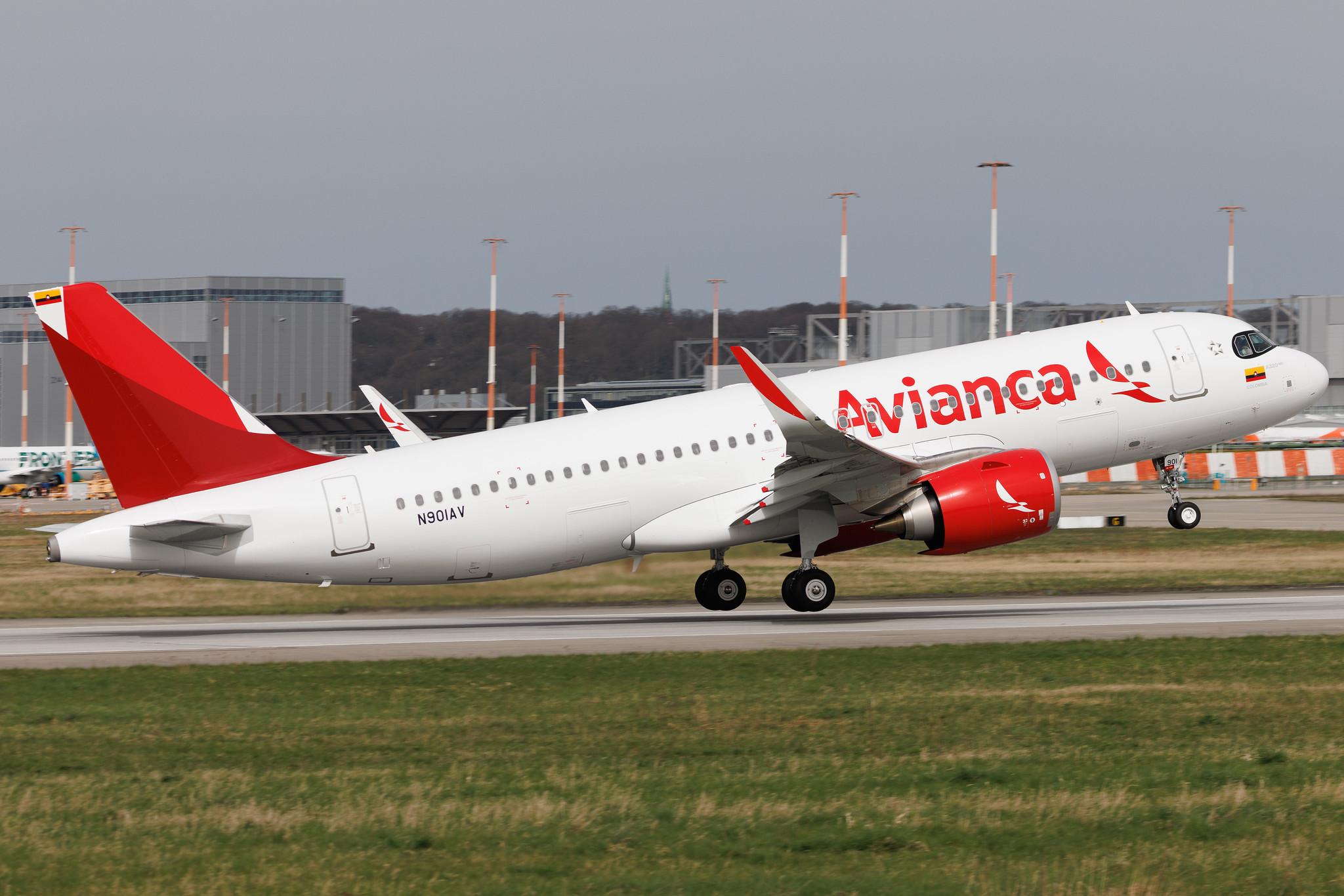 Hamburg Finkenwerder: Avianca (AV / AVA) | Airbus A320-251N A20N | N901AV | MSN 11912