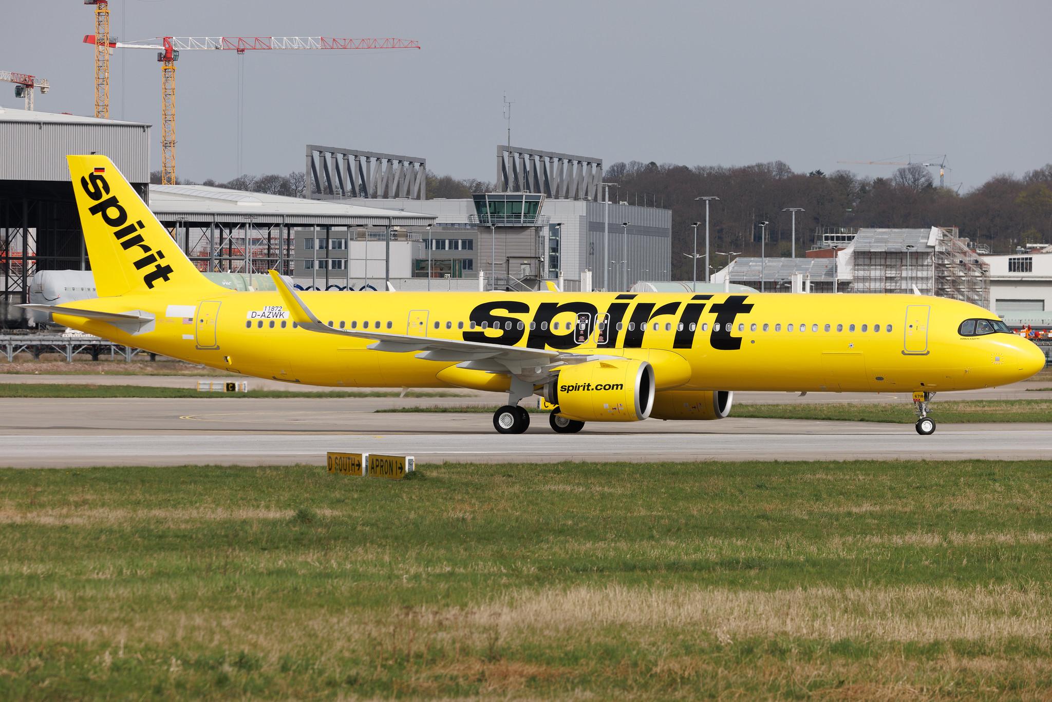Hamburg Finkenwerder: Spirit Airlines (NK / NKS) | Airbus A321-271NX A21N | D-AZWK | MSN 11872