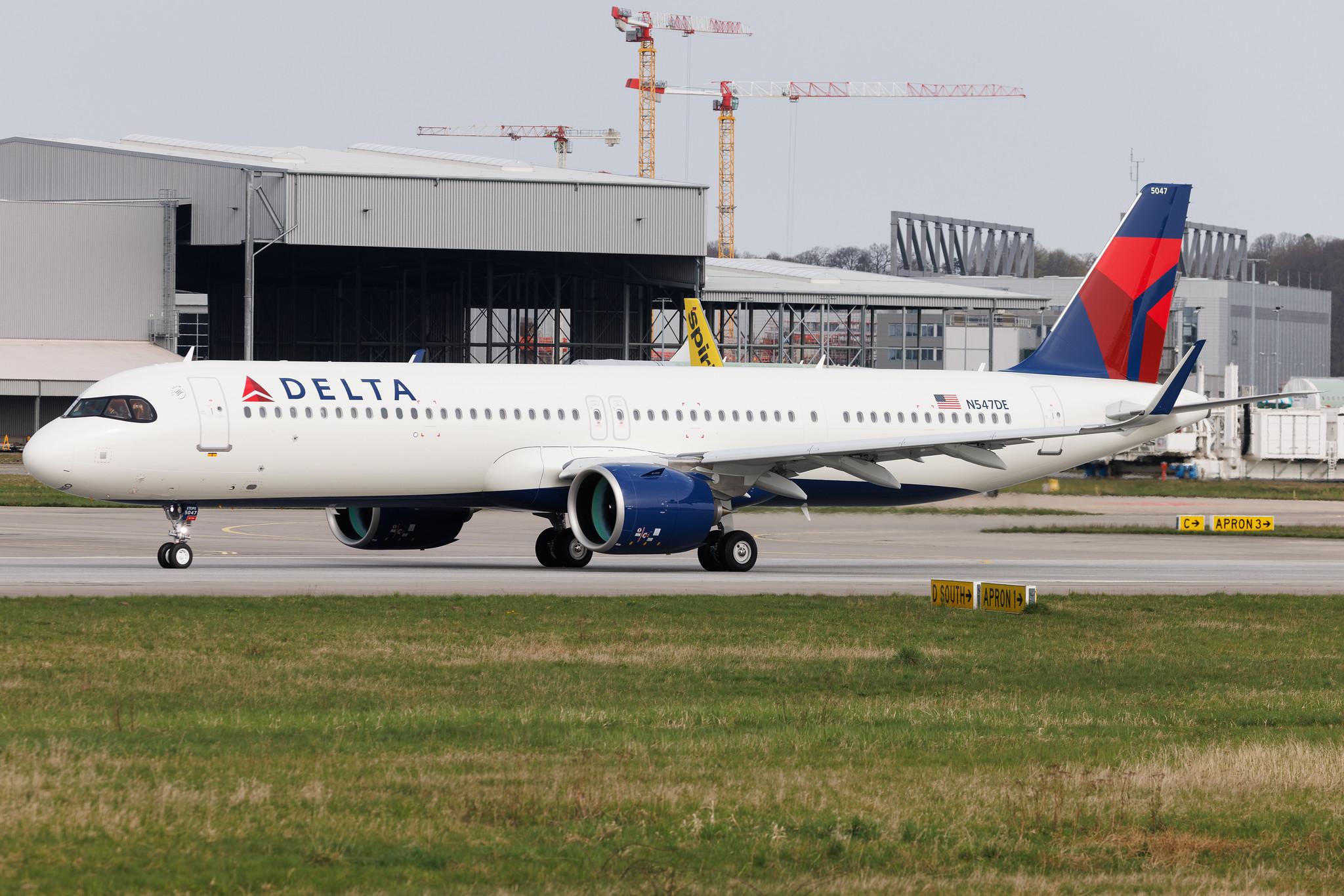 Hamburg Finkenwerder: Delta Air Lines (DL / DAL) | Airbus A321-271NX A21N | N547DE | MSN 11595