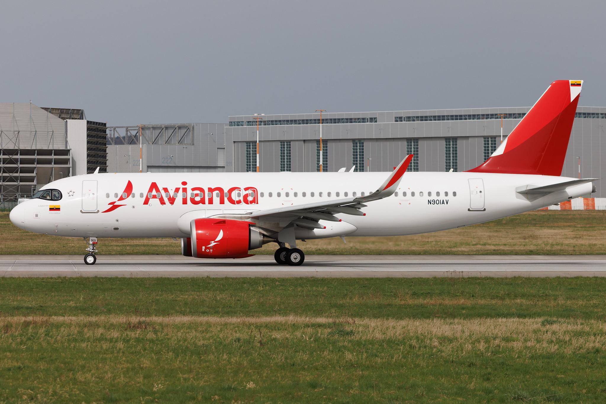 Hamburg Finkenwerder: Avianca (AV / AVA) | Airbus A320-251N A20N | N901AV | MSN 11912