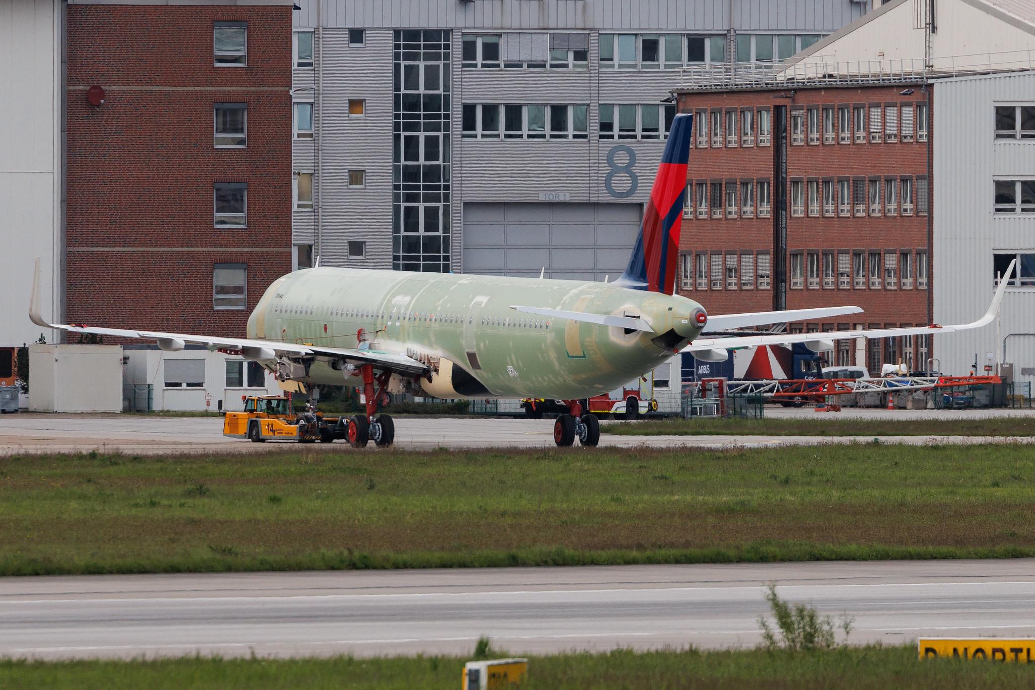 Hamburg Finkenwerder: Delta Air Lines (DL / DAL) | Airbus A321-271NX A21N | - | MSN 12042