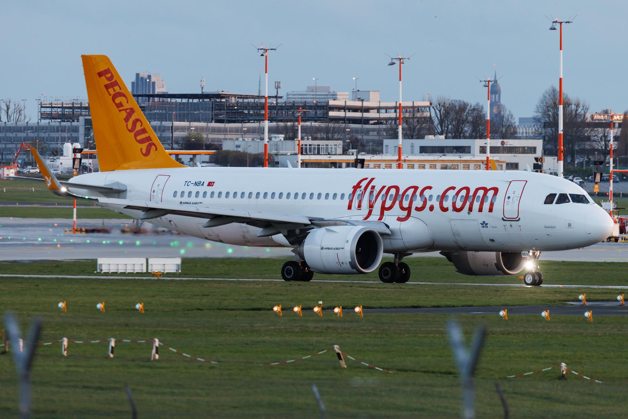 Hamburg Airport: Pegasus (PC / PGT) | Airbus A320-251N A20N | TC-NBA | MSN 07140