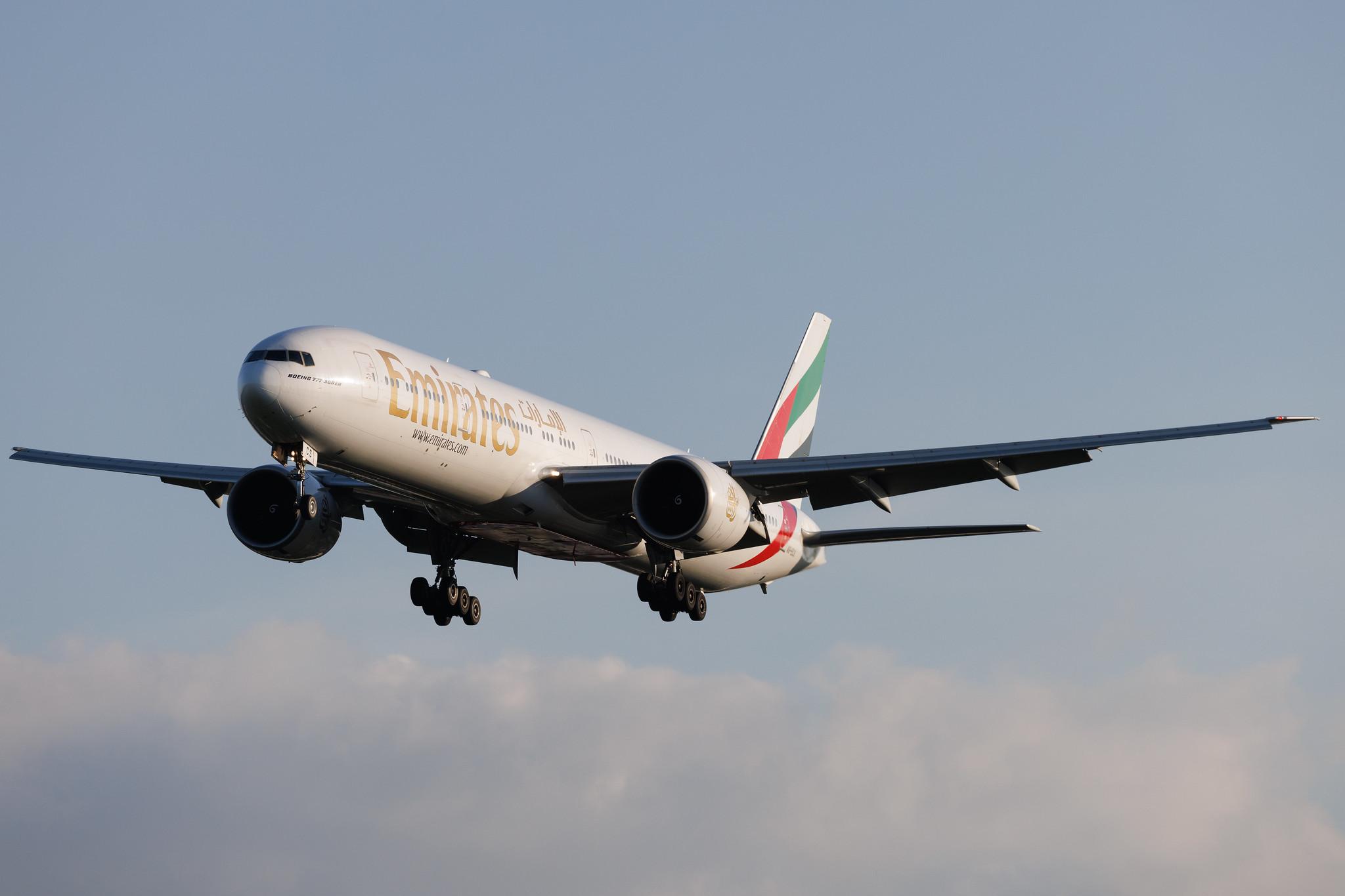 Hamburg Airport: Emirates (EK / UAE) | Boeing 777-31H(ER) B77W | A6-ECS | MSN 38980