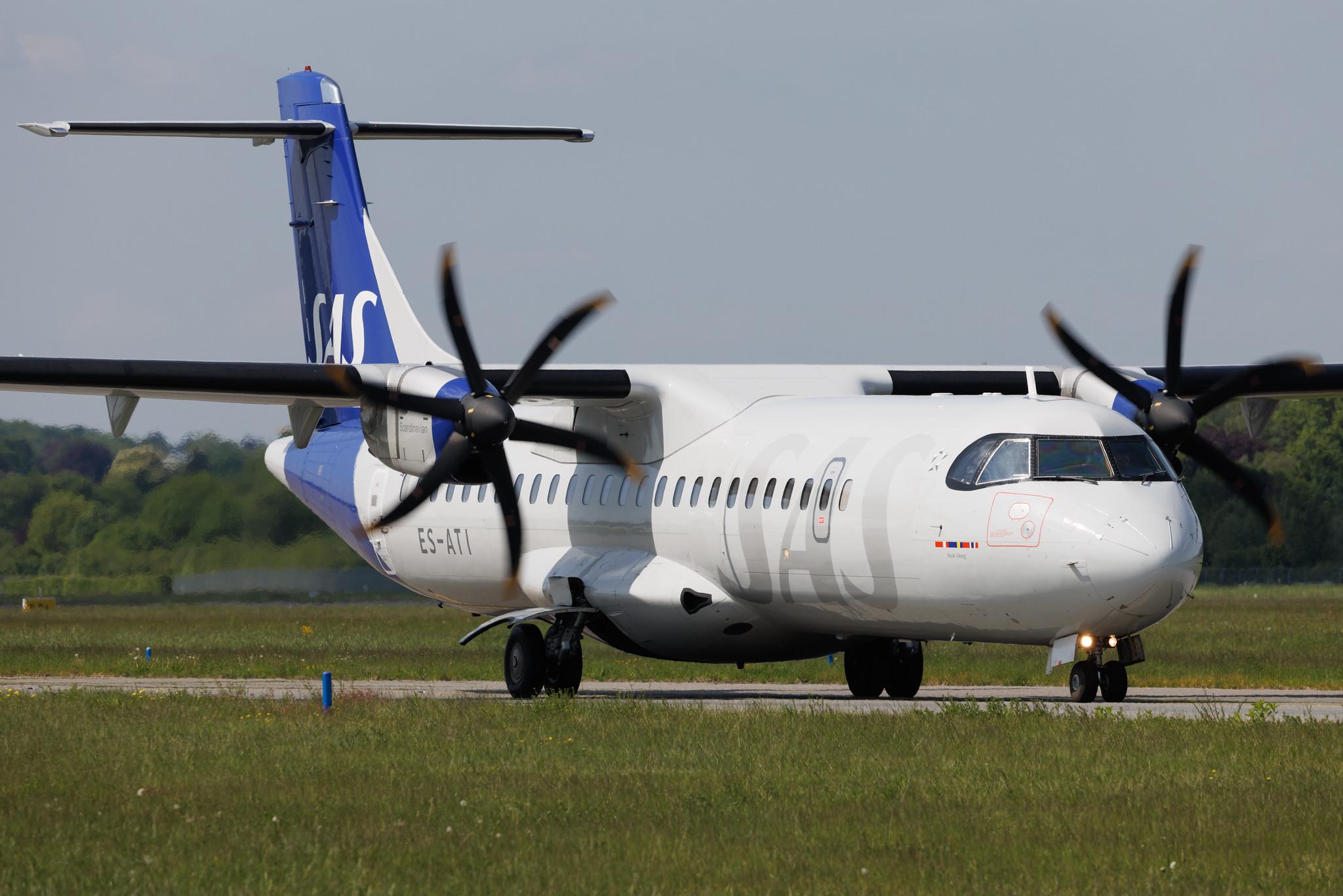 Hamburg Airport: SAS (SK / SAS) | Operator: Xfly | ATR 72-600 AT76 | ES-ATI | MSN 1075