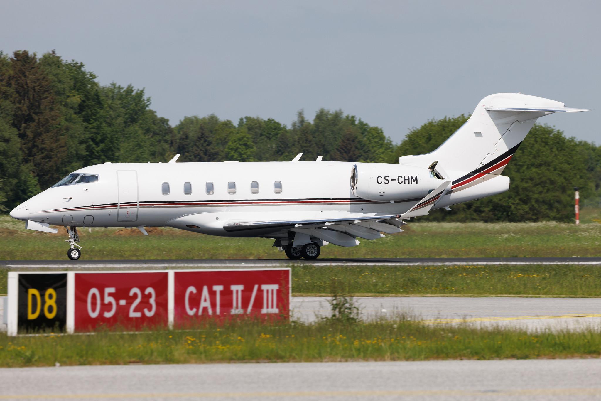 Hamburg Airport: NetJets Europe (/ NJE) | Bombardier Challenger 350 CL35 | CS-CHM | MSN 20900