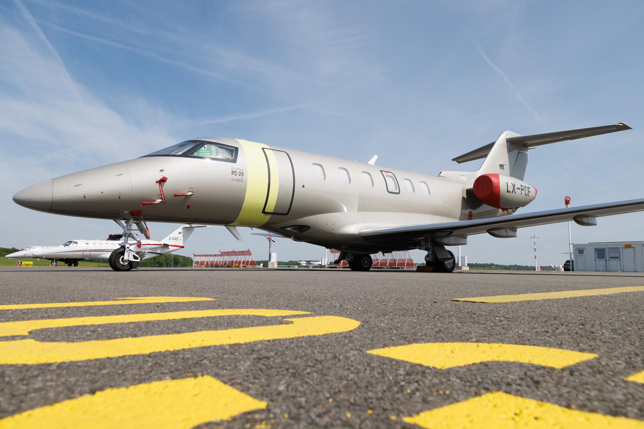 Hamburg Airport: Jetfly Aviation (/ JFA) | Pilatus PC-24 PC24 | LX-PCF | MSN 179