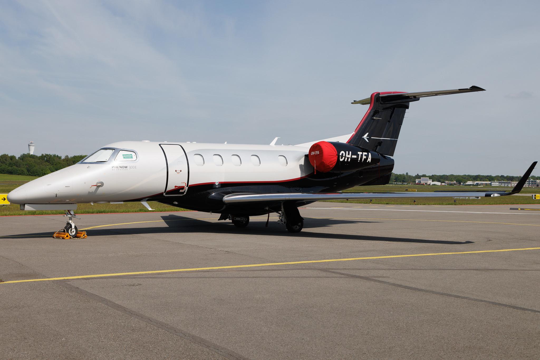 Hamburg Airport: Scanwings (/ ABF) | Embraer Phenom 300 E55P | OH-TFA | MSN 50500476