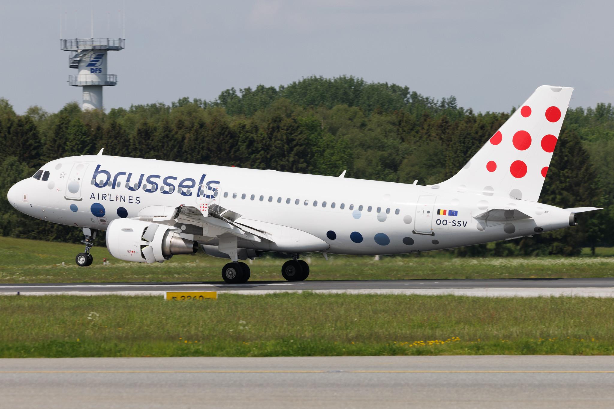 Hamburg Airport: Brussels Airlines (SN / BEL) | Airbus A319-111 A319 | OO-SSV | MSN 2196