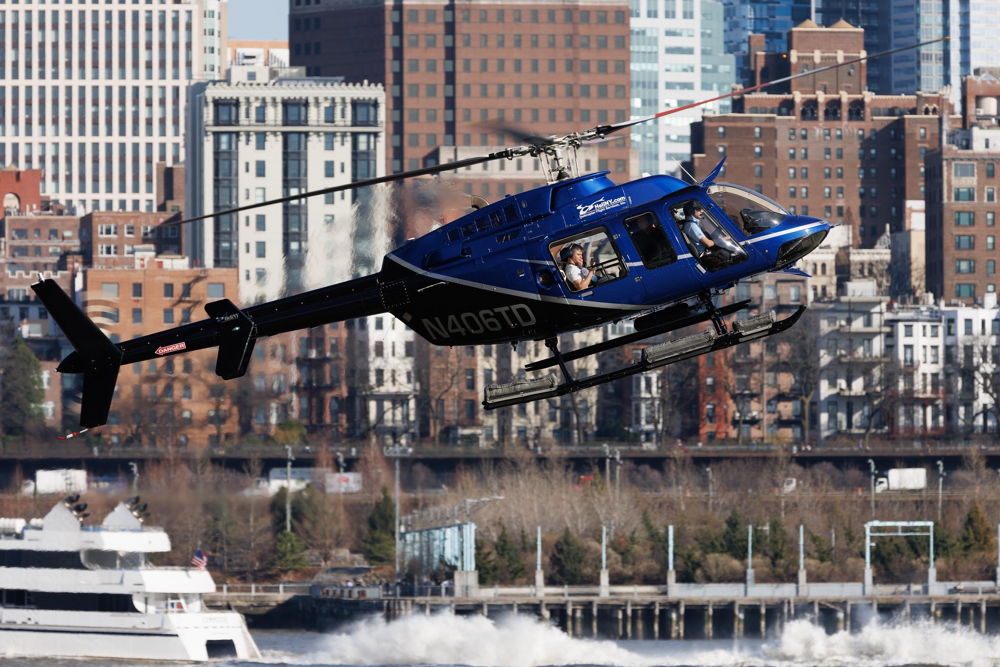 New York Downtown Manhattan Heliport: Helicopter Flight Services | Bell 407 B407 | N406TD | MSN 53745