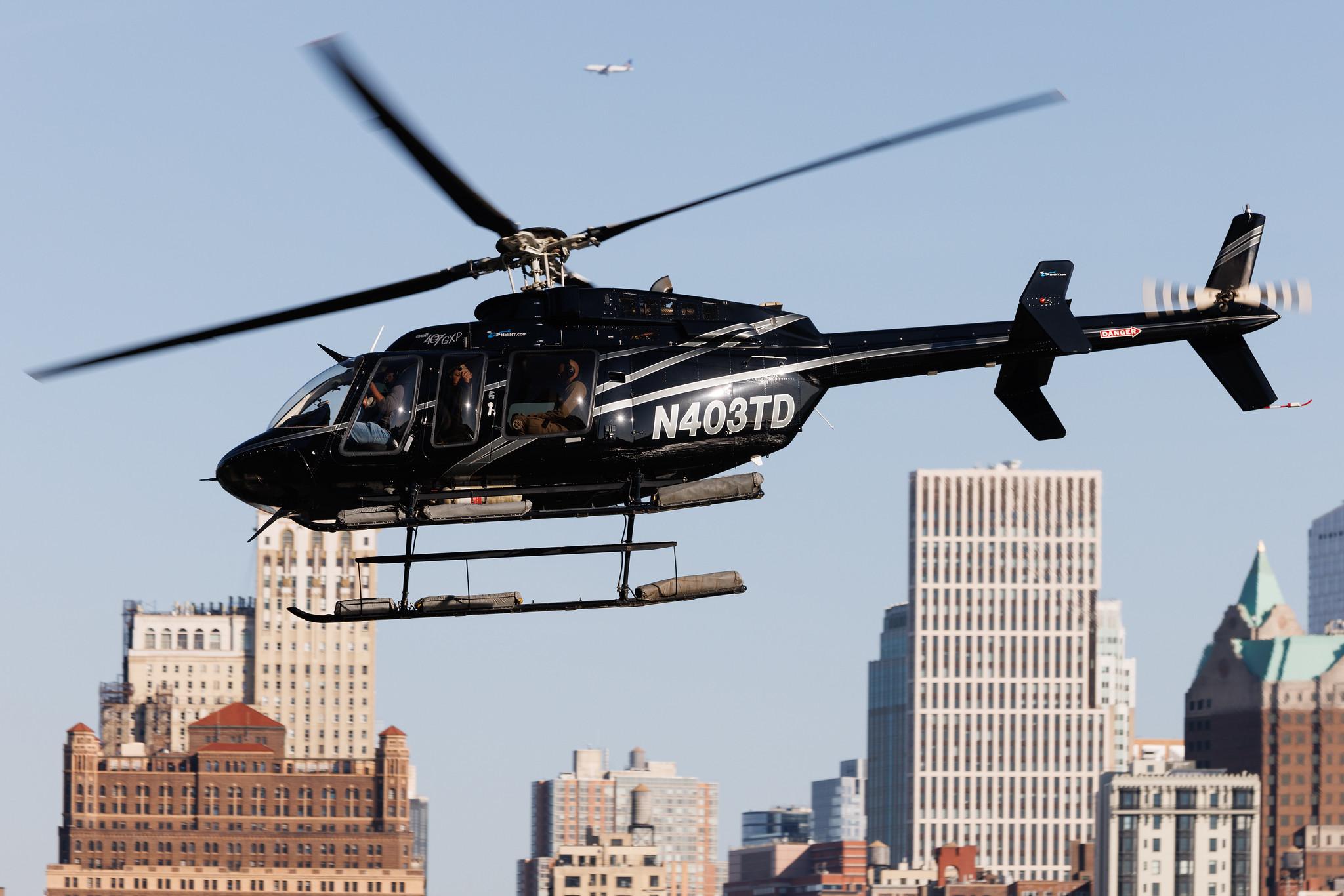 New York Downtown Manhattan Heliport: Helikopter Flight Services  | Bell 407GXP B407 | N403TD | MSN 54644
