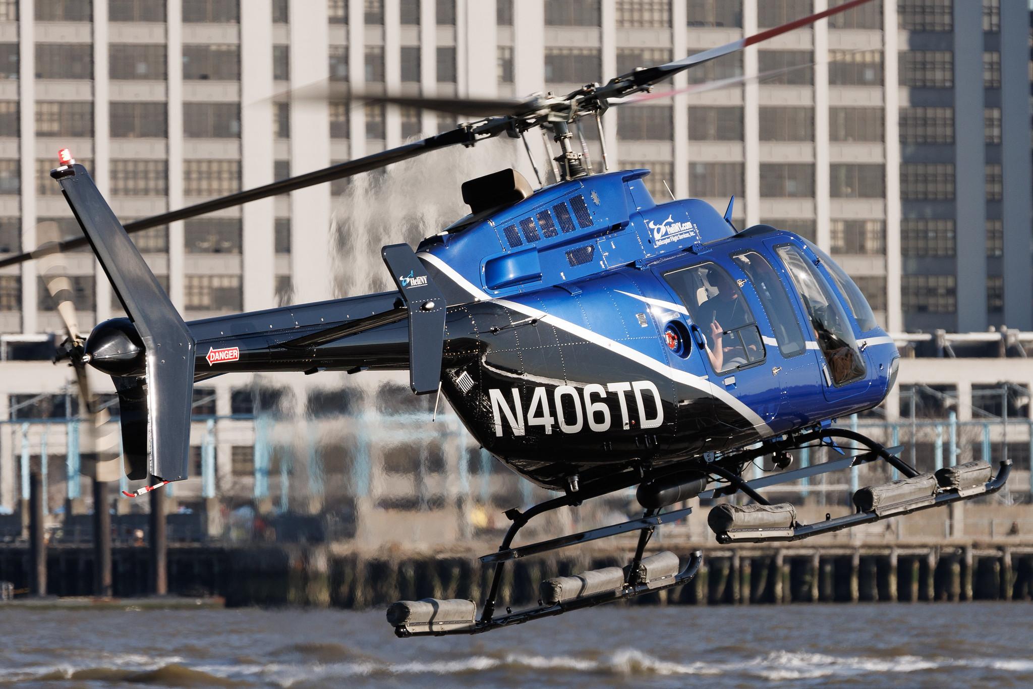 New York Downtown Manhattan Heliport: Helicopter Flight Services | Bell 407 B407 | N406TD | MSN 53745