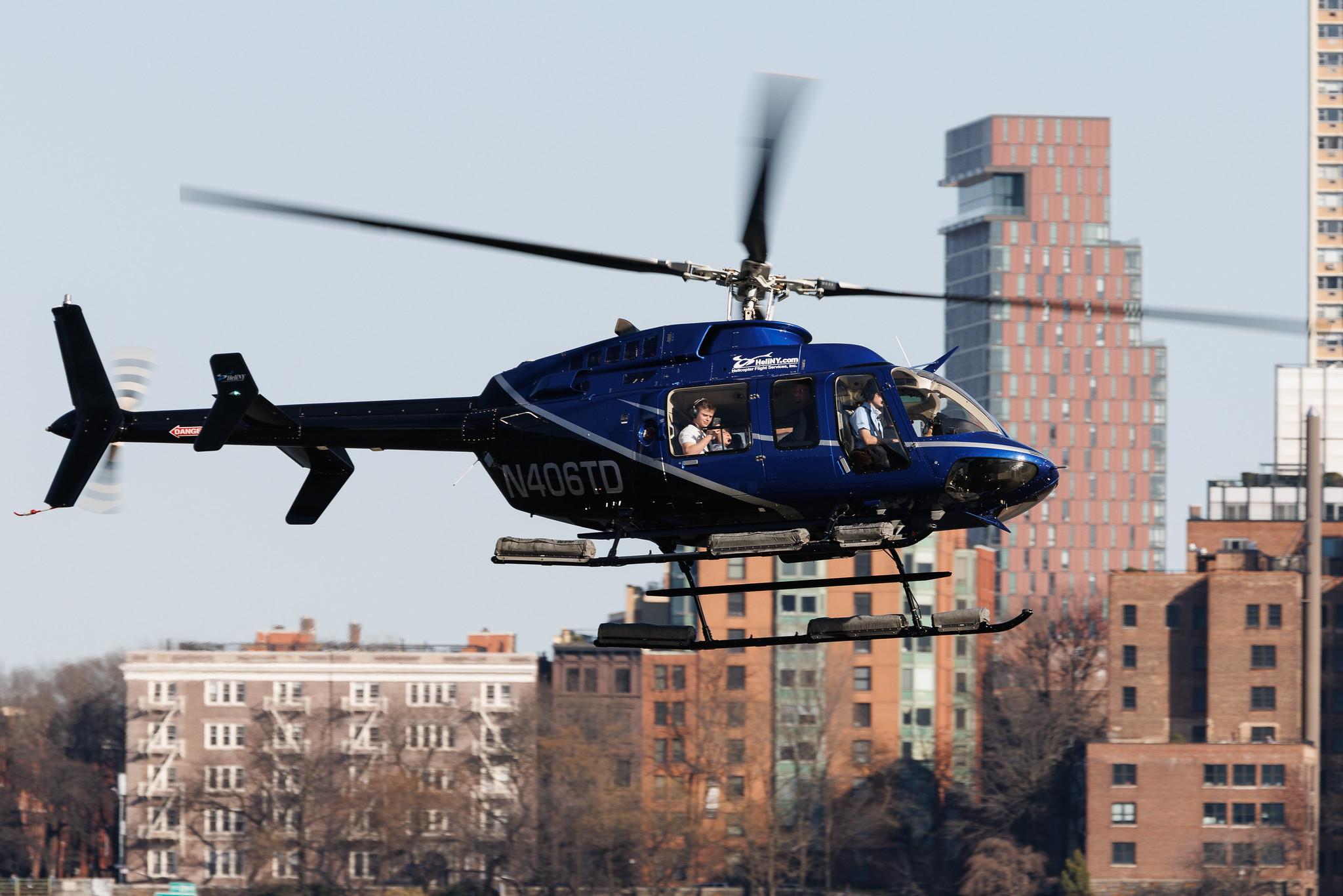 New York Downtown Manhattan Heliport: Helicopter Flight Services | Bell 407 B407 | N406TD | MSN 53745