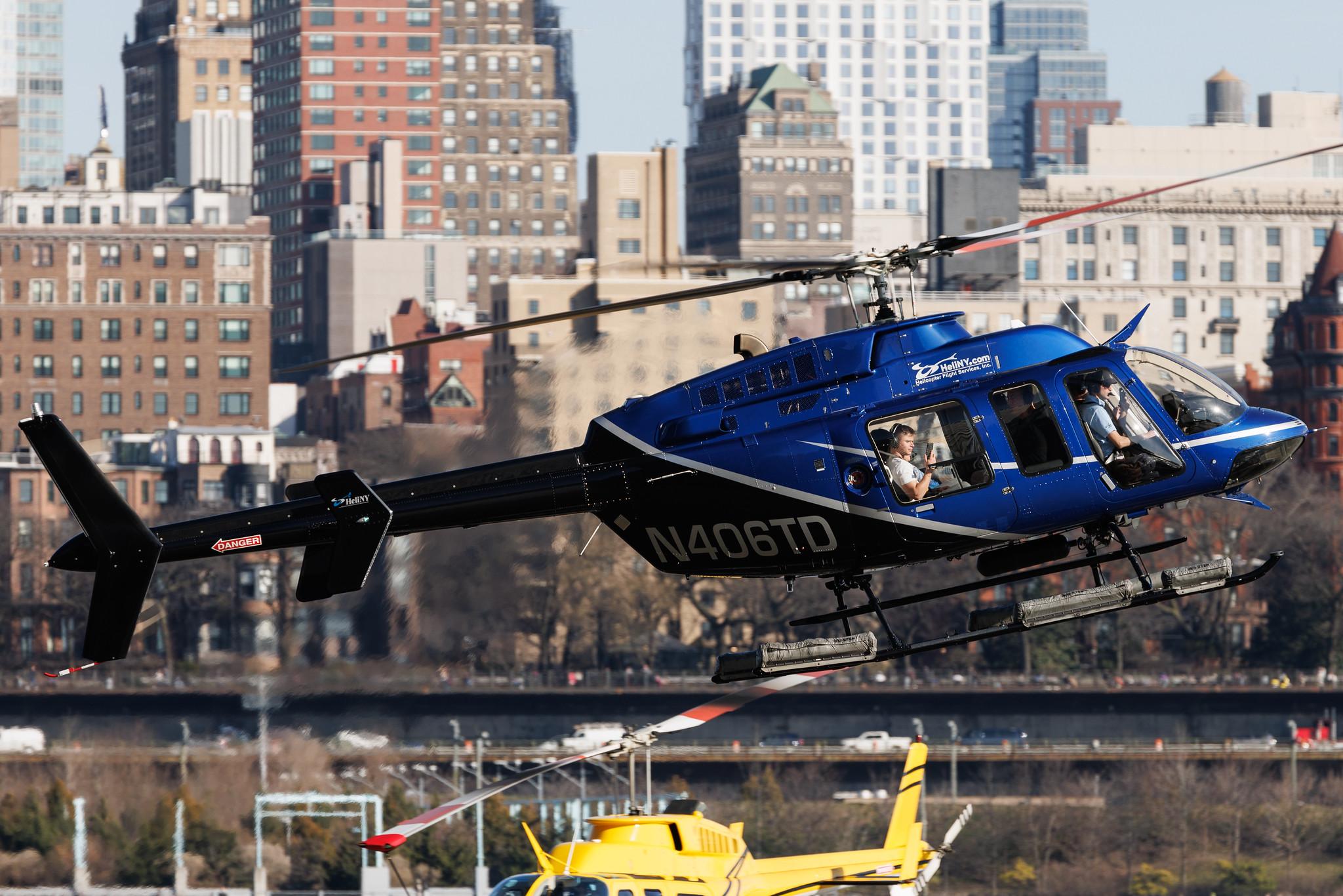 New York Downtown Manhattan Heliport: Helicopter Flight Services | Bell 407 B407 | N406TD | MSN 53745