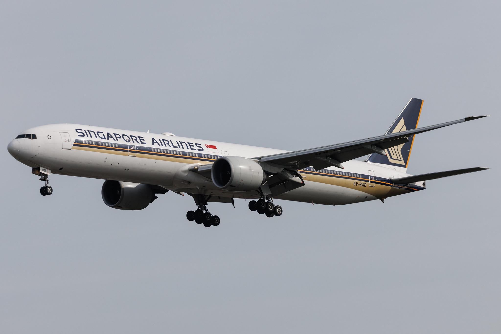 Frankfurt Airport: Singapore Airlines (SQ / SIA) | Boeing 777-312(ER) B77W | 9V-SWO | MSN 34580