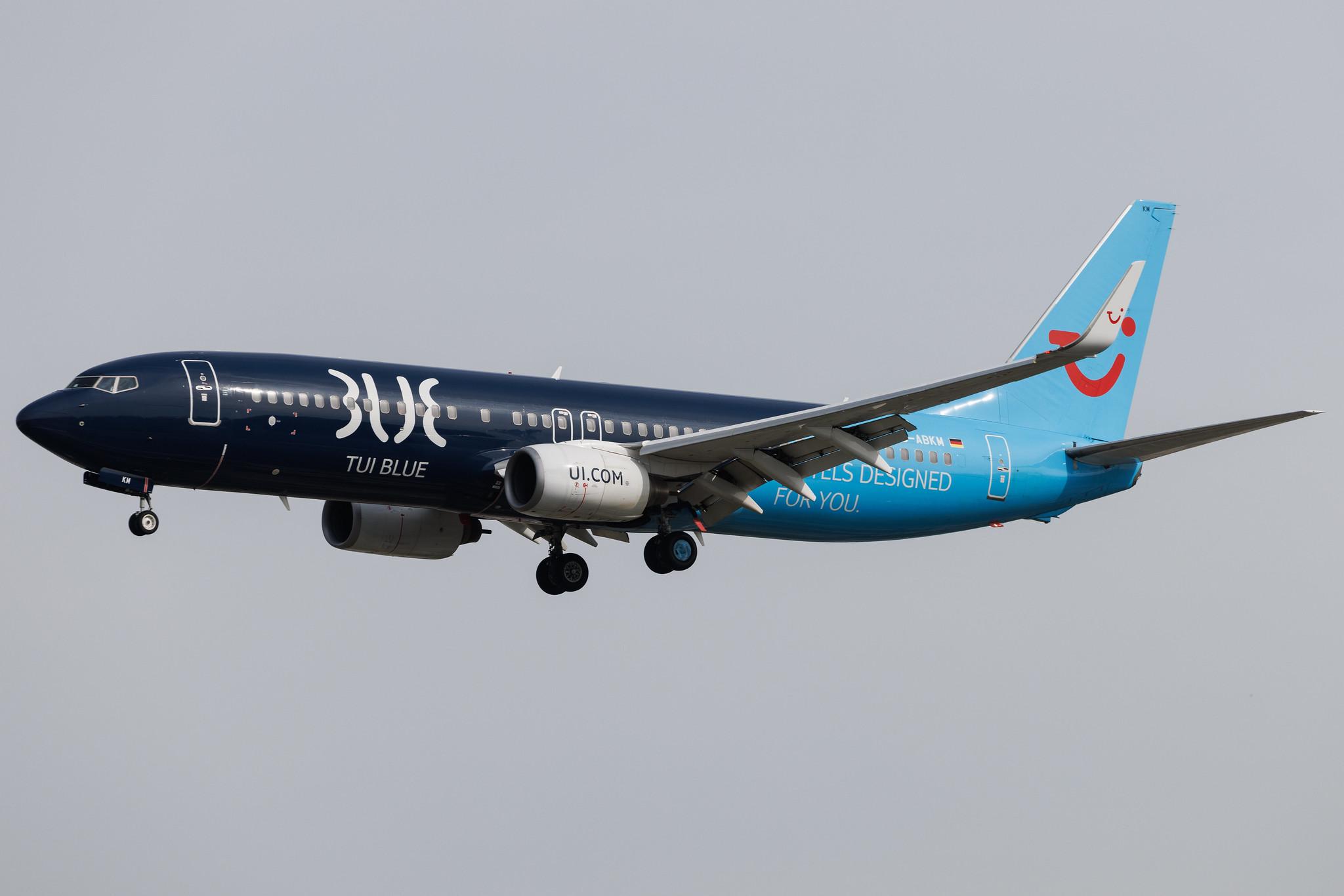 Frankfurt Airport: TUI (X3 / TUI) | Livery: TUI Blue Livery | Operator: TUI fly | Boeing 737-86J B738 | D-ABKM | MSN 37755