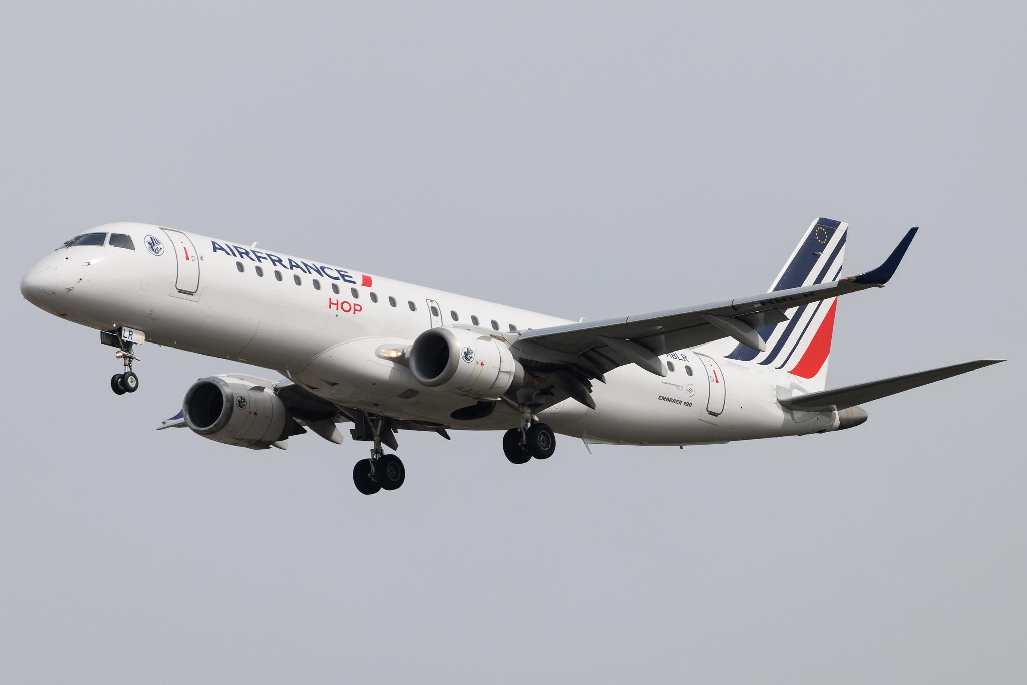 Frankfurt Airport: Air France (AF / AFR) | Operator: Air France Hop | Embraer E190STD E190 | F-HBLR | MSN 19000322