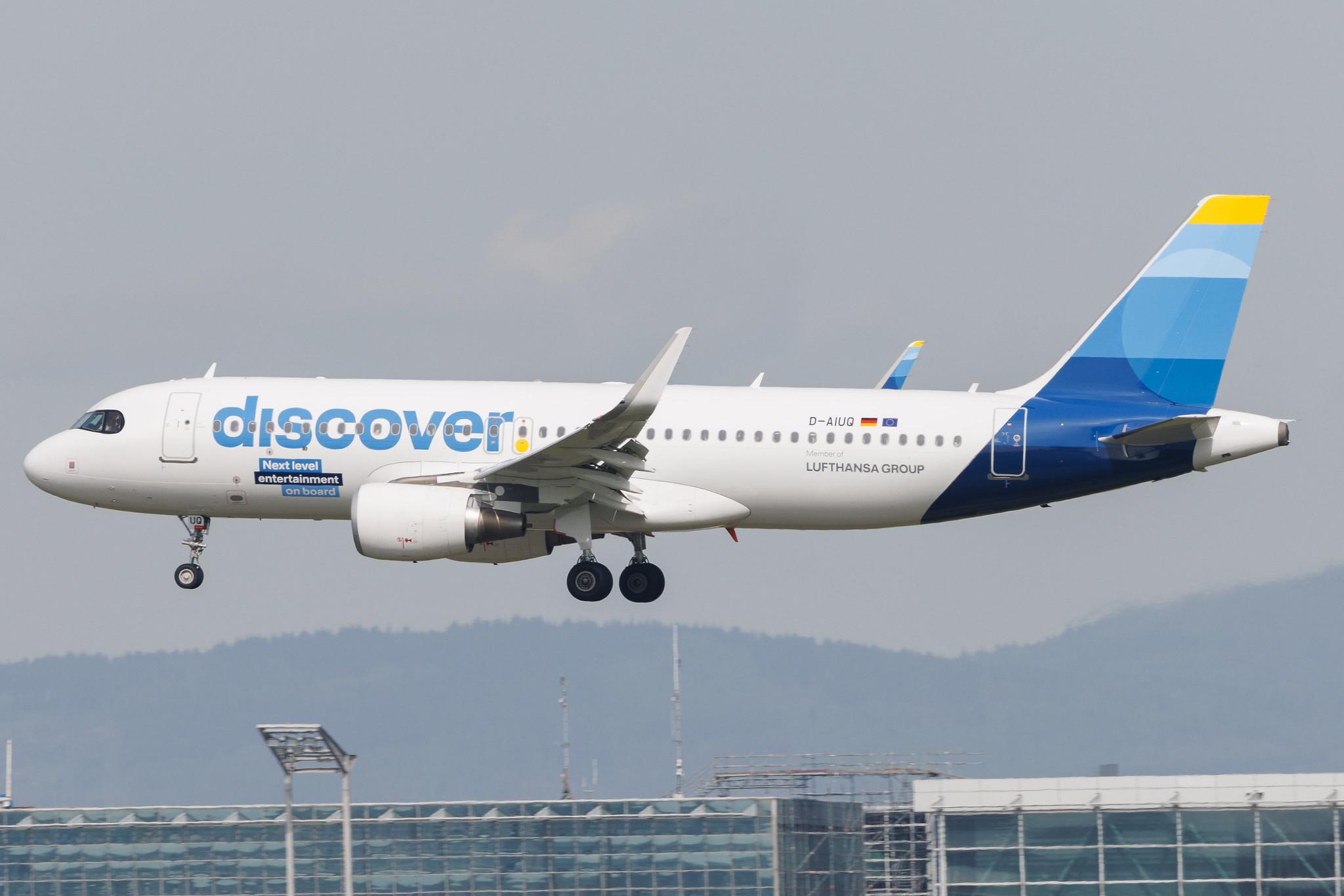 Frankfurt Airport: Discover Airlines (4Y / OCN) | Airbus A320-214 A320 | D-AIUQ | MSN 6947