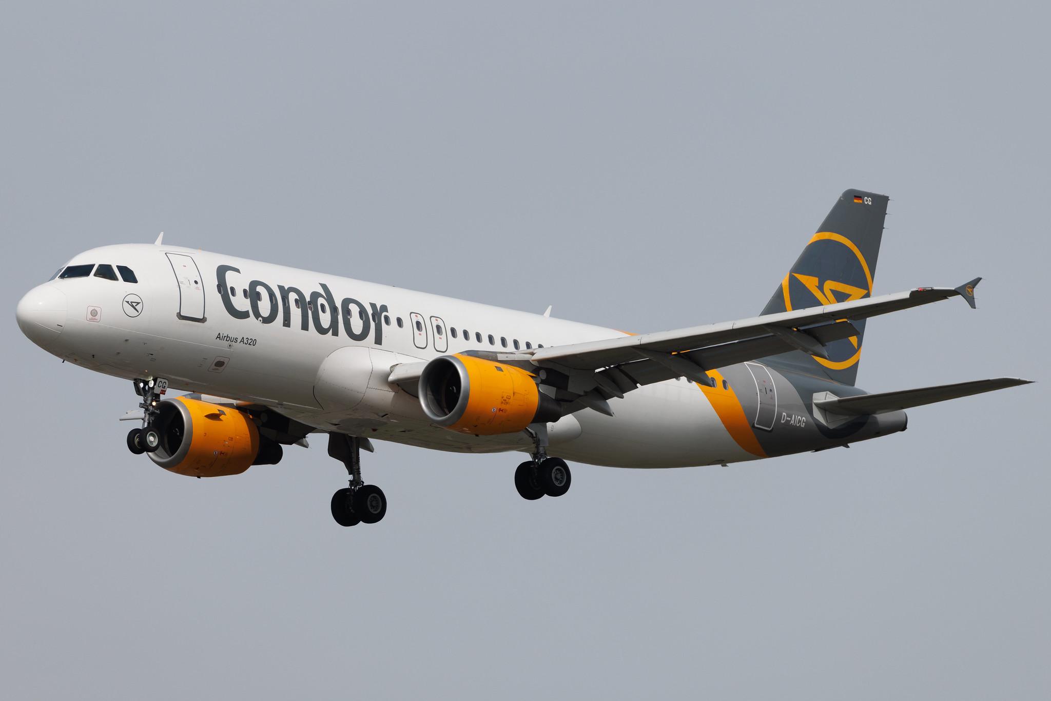 Frankfurt Airport: Condor (DE / CFG) | Airbus A320-212 A320 | D-AICG | MSN 0957