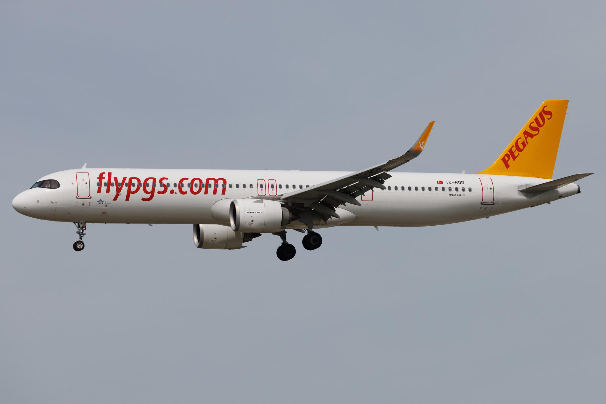 Frankfurt Airport: Pegasus (PC / PGT) | Operator: Pegasus Airlines | Airbus A321-251NX A21N | TC-RDD | MSN 11166