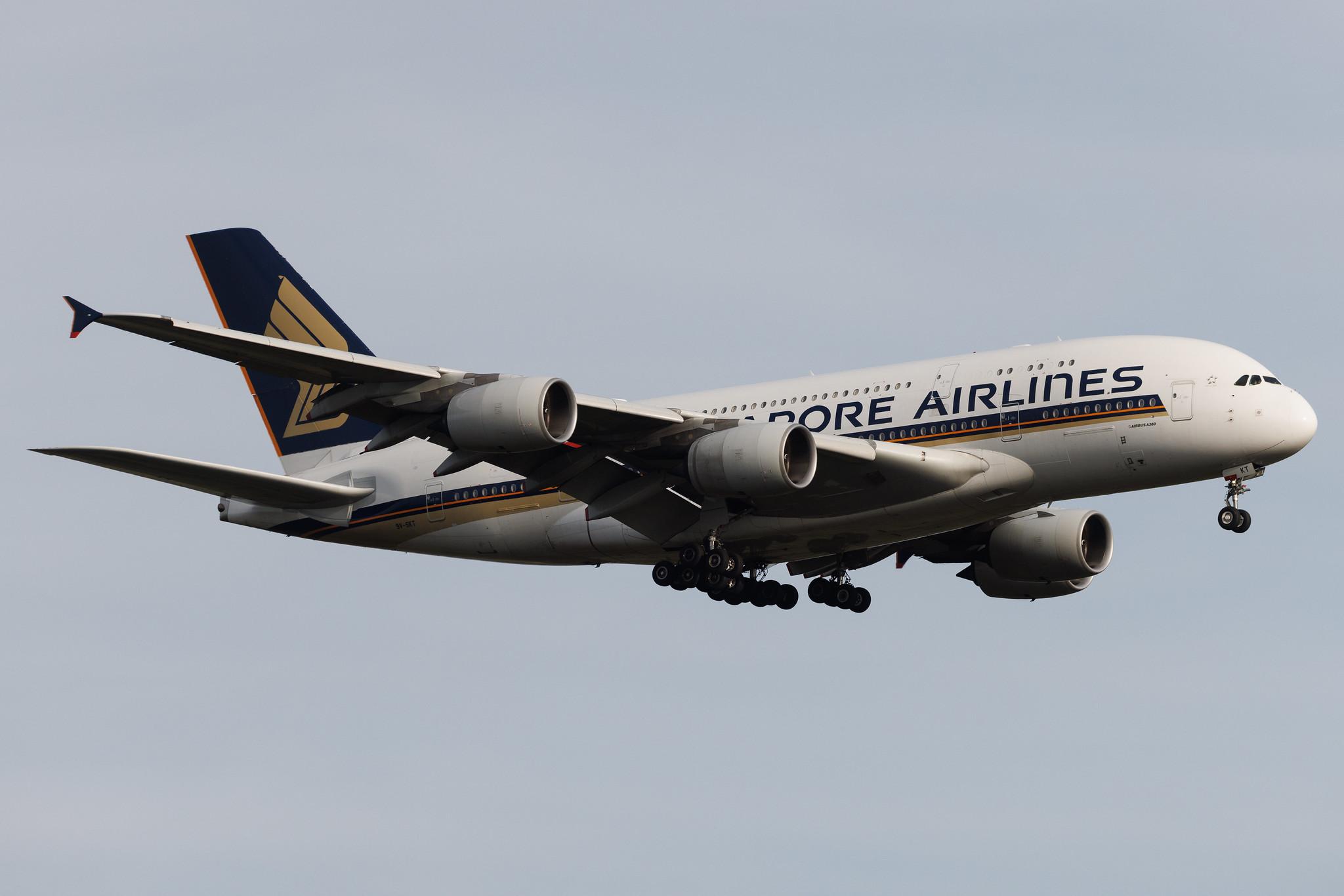 Frankfurt Airport: Singapore Airlines (SQ / SIA) | Airbus A380-841 A388 | 9V-SKT | MSN 092