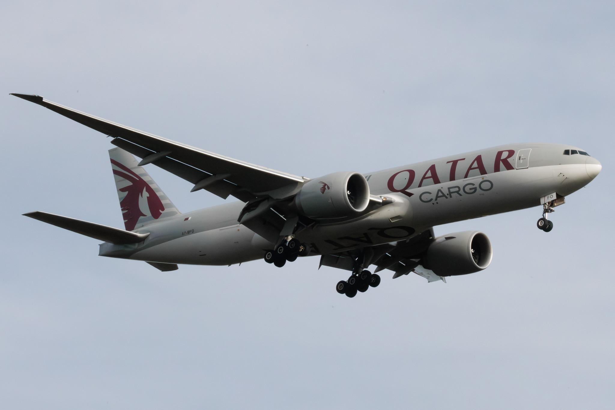 Frankfurt Airport: Qatar Cargo (QR / QTR) | Operator: Qatar Airways | Boeing 777-FDZ B77L | A7-BFO | MSN 62772