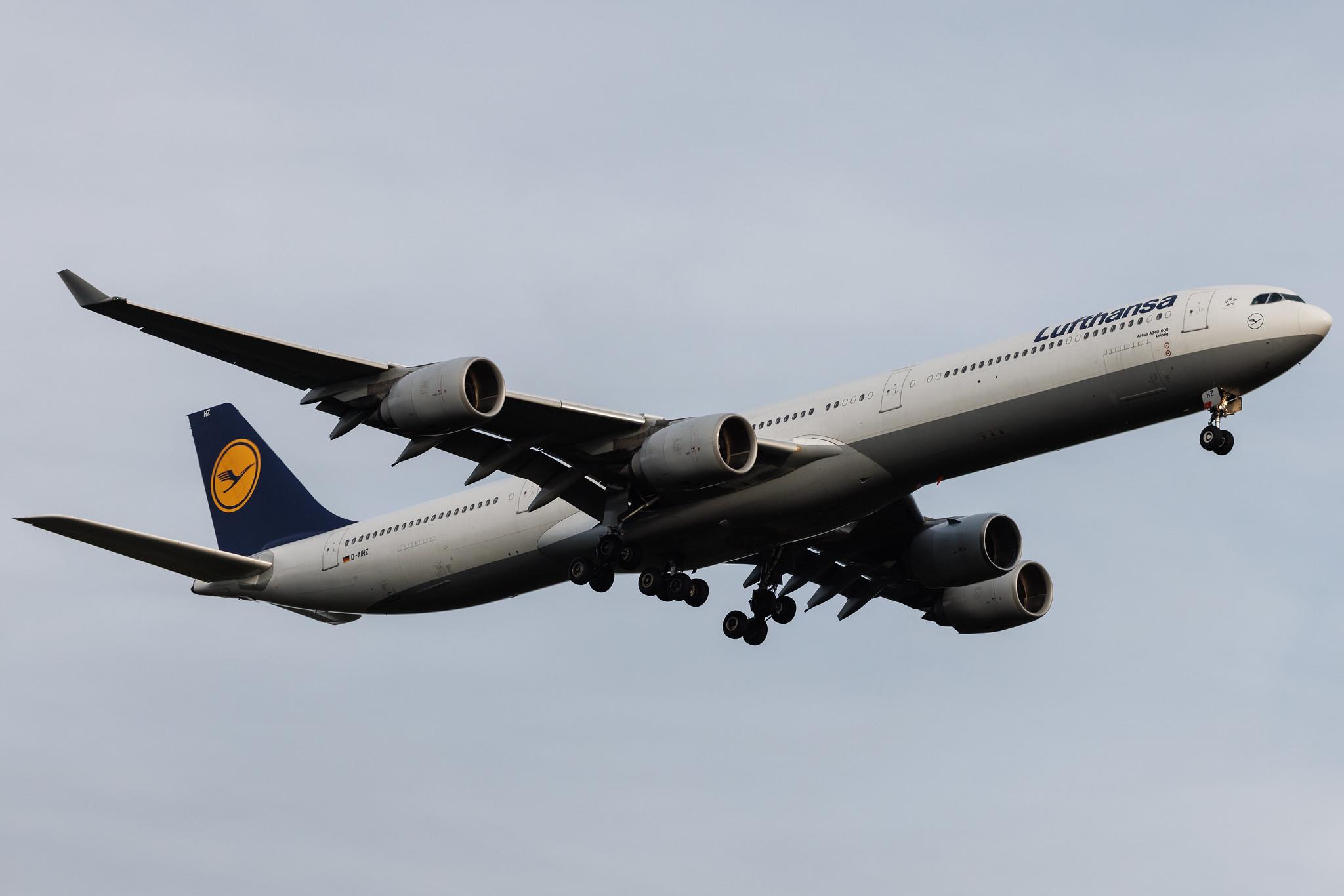 Frankfurt Airport: Lufthansa (LH / DLH) | Airbus A340-642 A346 | D-AIHZ | MSN 1005