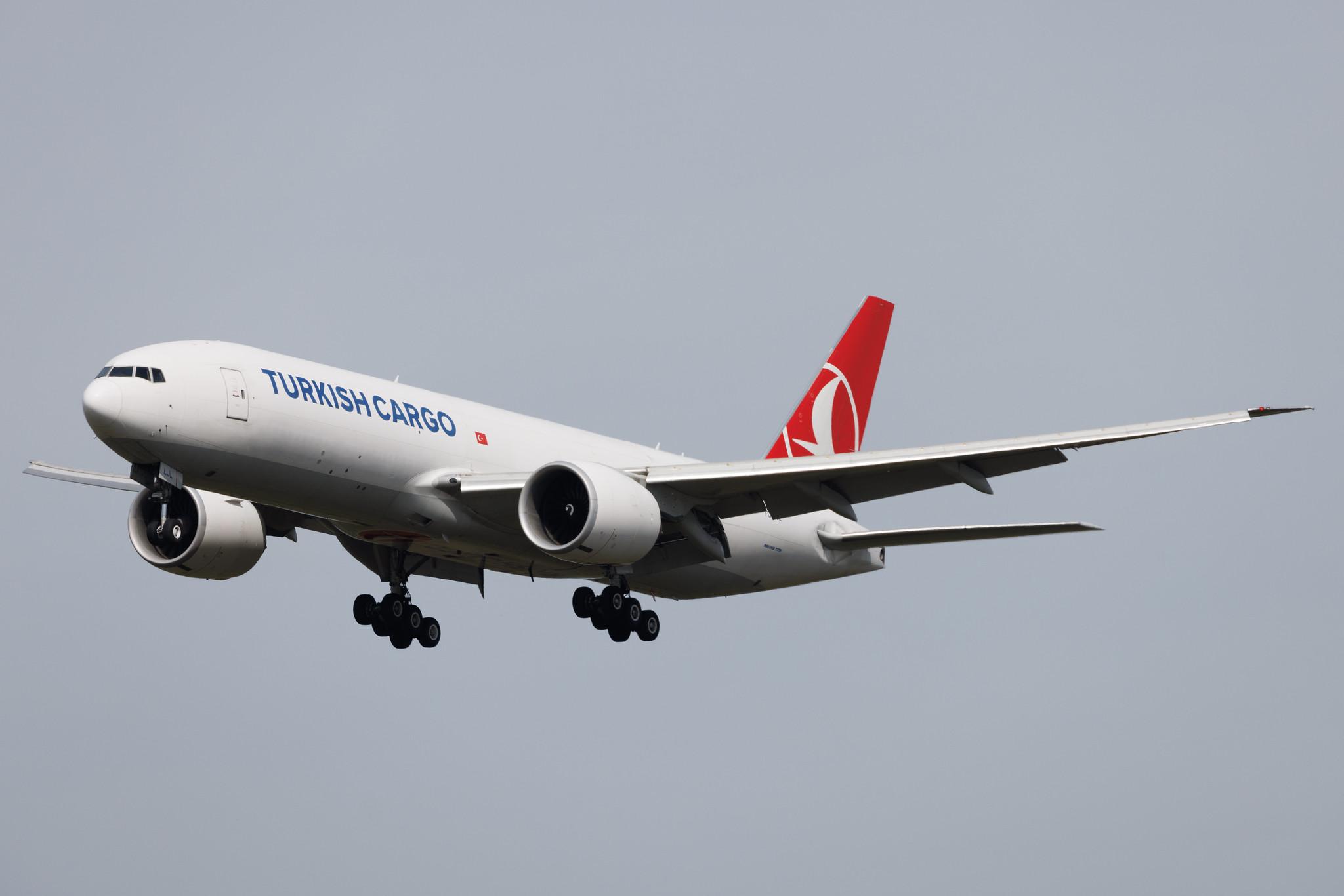 Frankfurt Airport: Turkish Cargo (TK / THY) | Operator: Turkish Airlines | Boeing 777-FF2 B77L | TC-LJL | MSN 60403