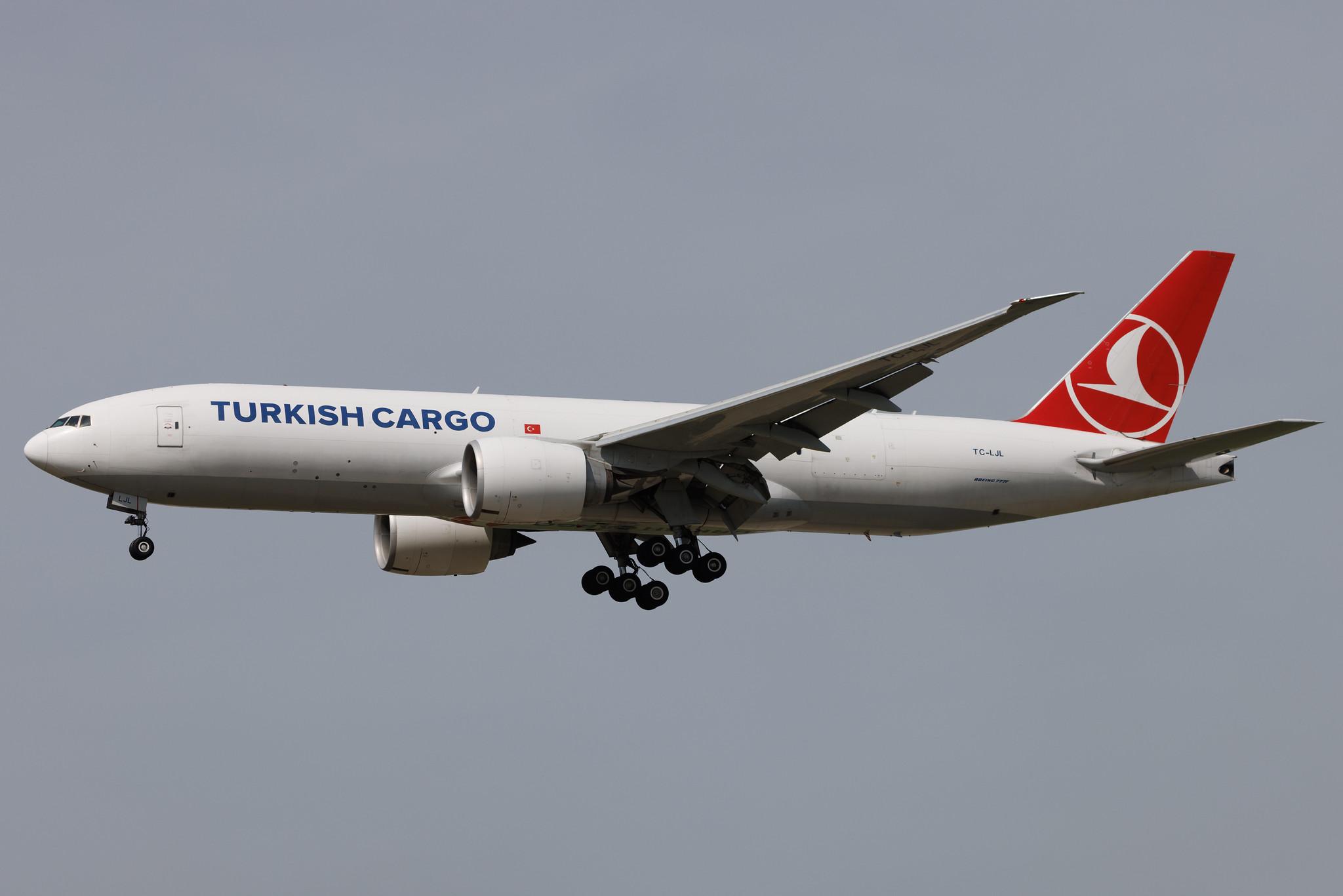 Frankfurt Airport: Turkish Cargo (TK / THY) | Operator: Turkish Airlines | Boeing 777-FF2 B77L | TC-LJL | MSN 60403