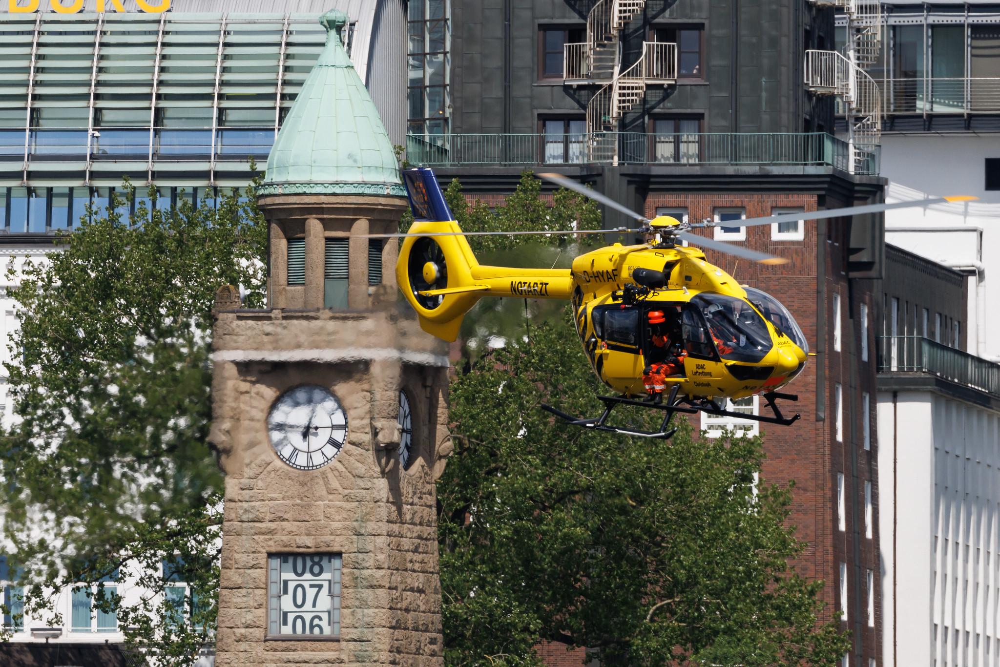 SOS Joint Rescue Operation: ADAC Luftrettung (/ CHX) | Operator: Germany - Air Ambulance | Airbus Helicopters H145 EC45 | D-HYAF | MSN 20043