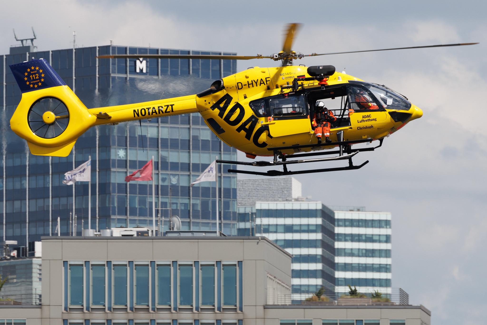 SOS Joint Rescue Operation: ADAC Luftrettung (/ CHX) | Operator: Germany - Air Ambulance | Airbus Helicopters H145 EC45 | D-HYAF | MSN 20043