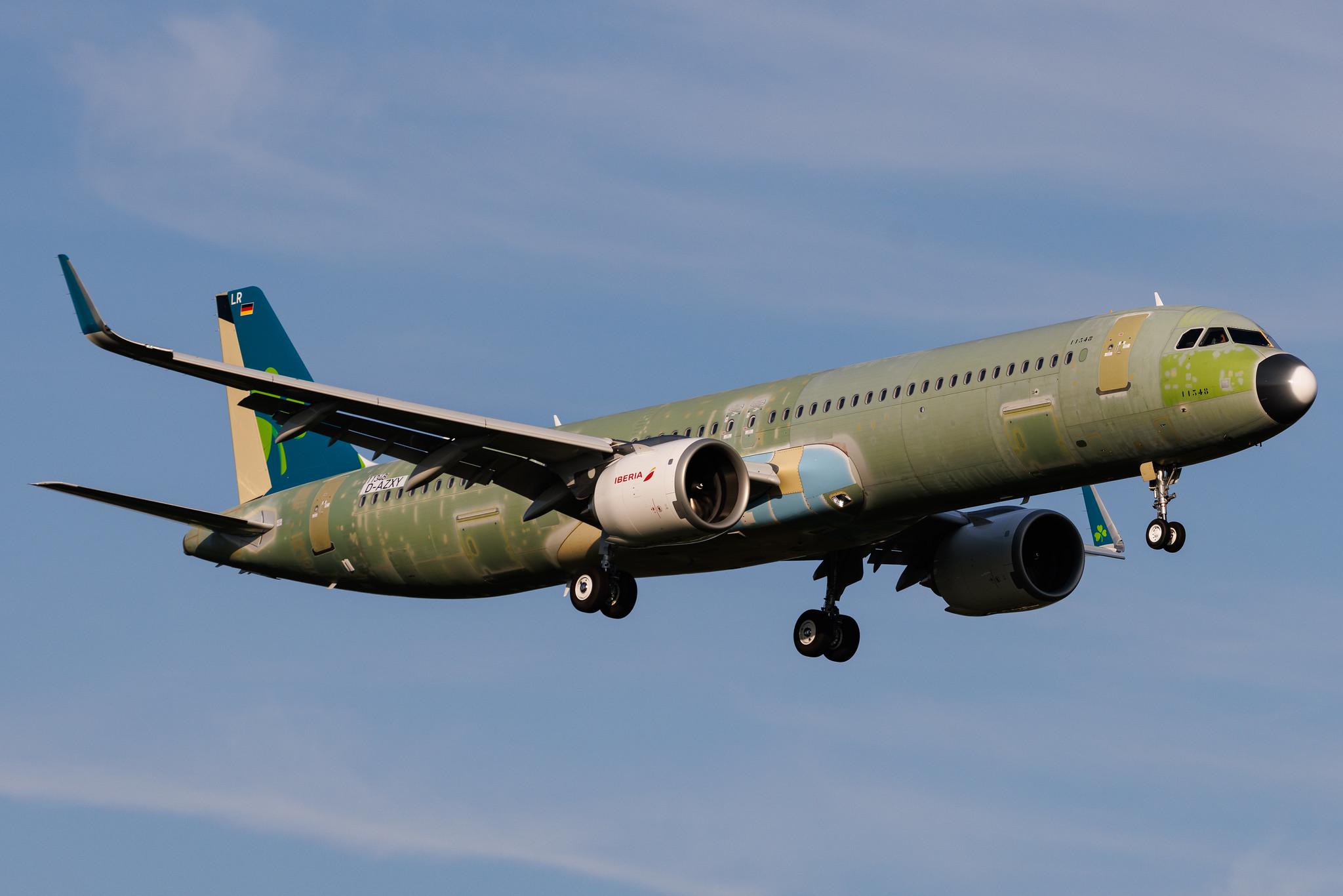 Hamburg Airport: Iberia (IB / IBE) | Airbus A321?253NY A21N | D-AZXY | EC- | MSN 11348