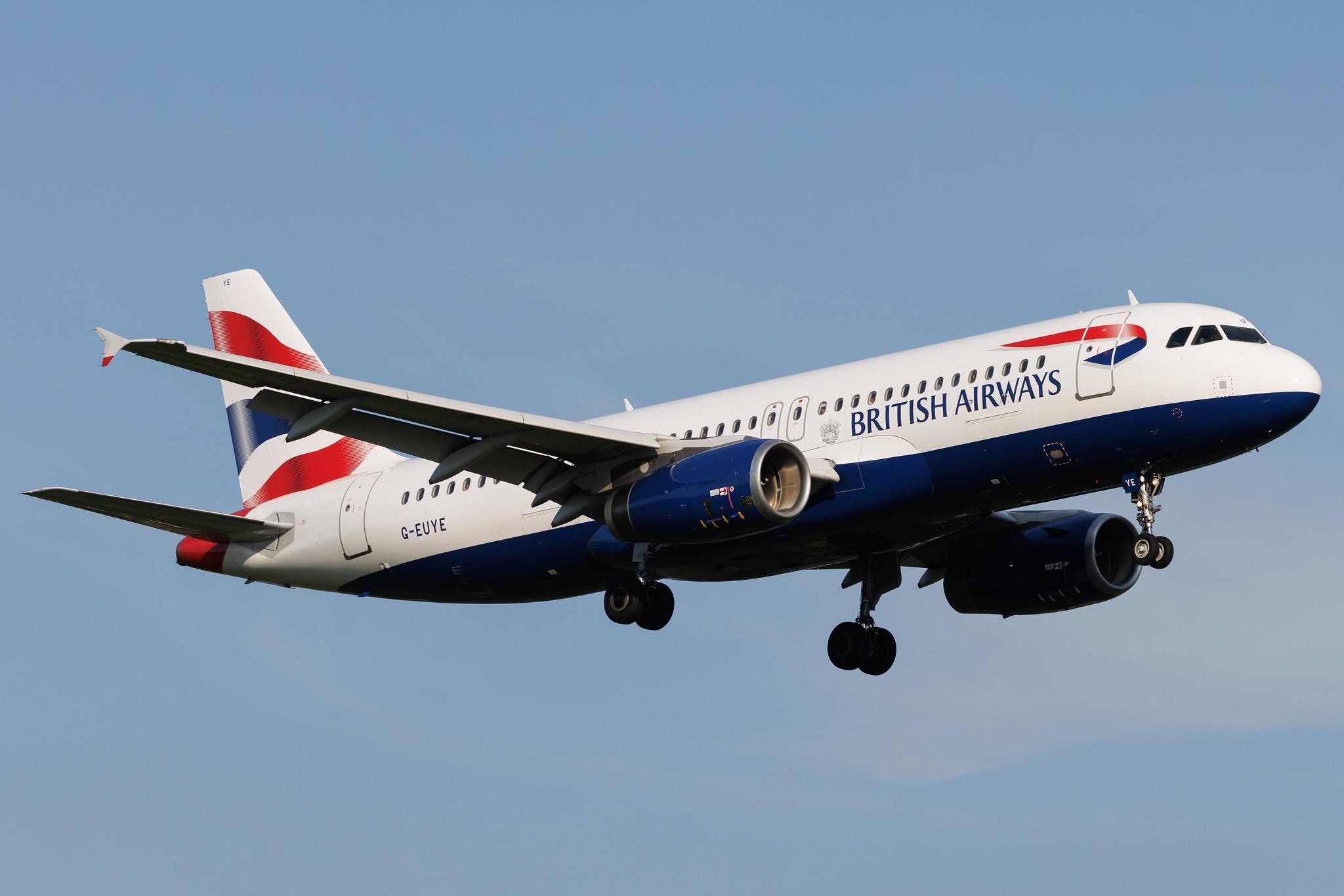 Hamburg Airport: British Airways (BA / BAW) | Airbus A320-232 A320 | G-EUYE | MSN 3912