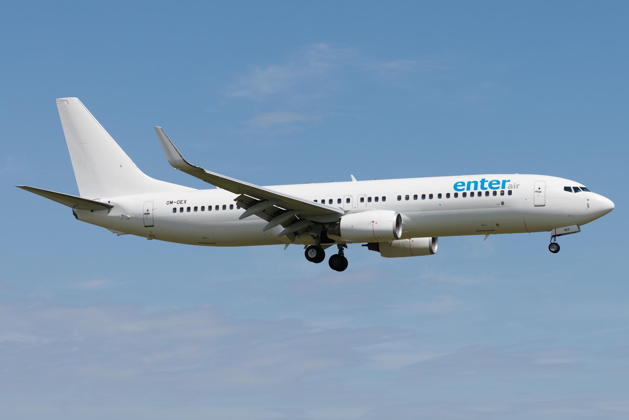 Warsaw Chopin Airport: AirExplore (ED / AXE) | Boeing 737-82R B738 | OM-OEX | MSN 38173