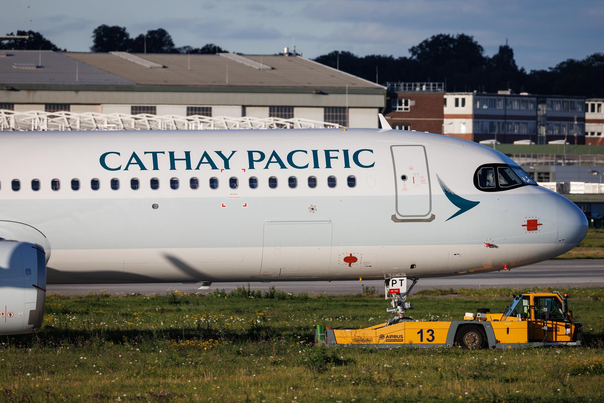 Hamburg Finkenwerder: Cathay Pacific (CX / CPA) | Airbus A321-251NX A21N | D-AZWD | B-HPT | MSN 12072