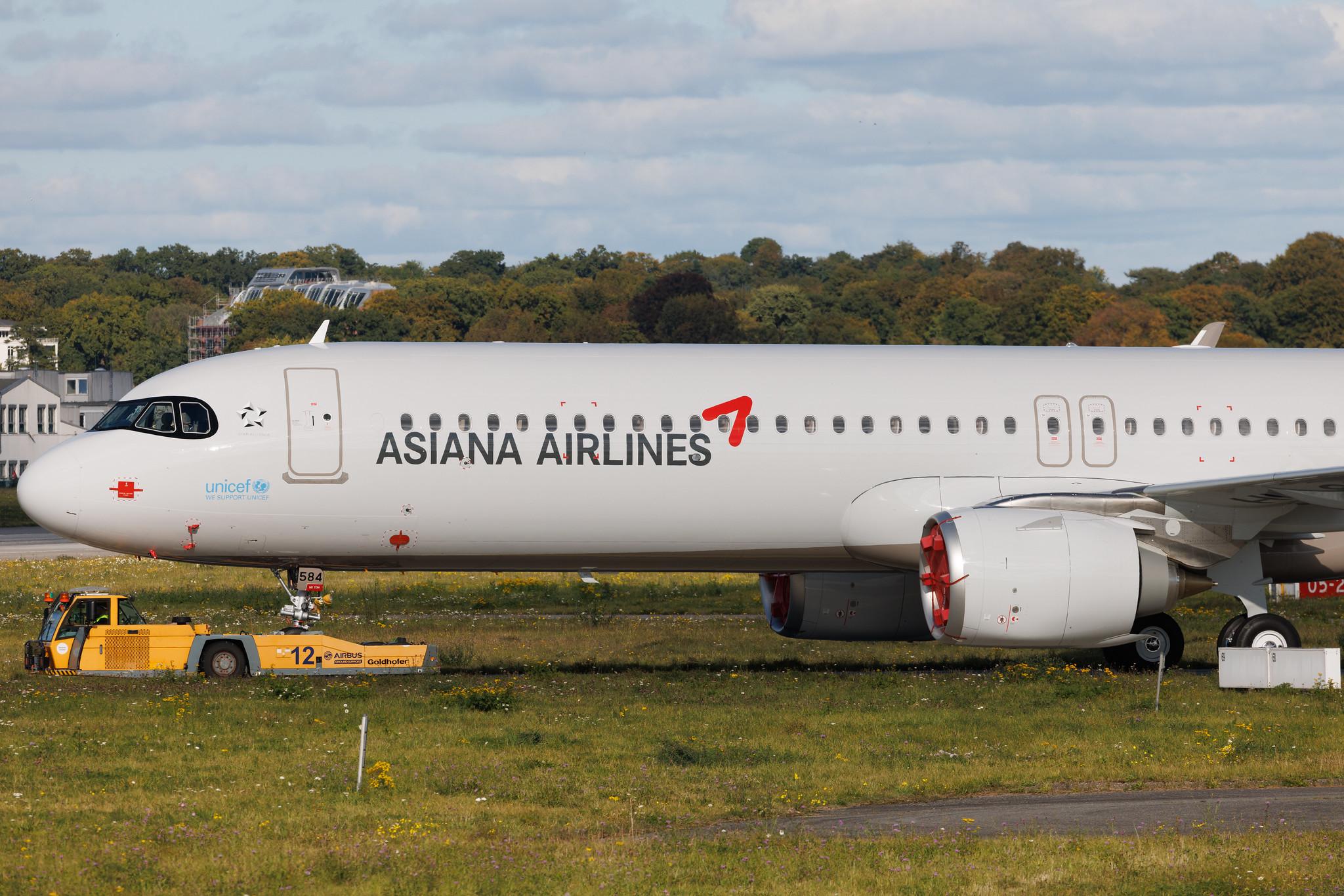 Hamburg Finkenwerder: Asiana Airlines (OZ / AAR) | Airbus A321-251NX A21N | D-AYAS | HL8584 | MSN 12033