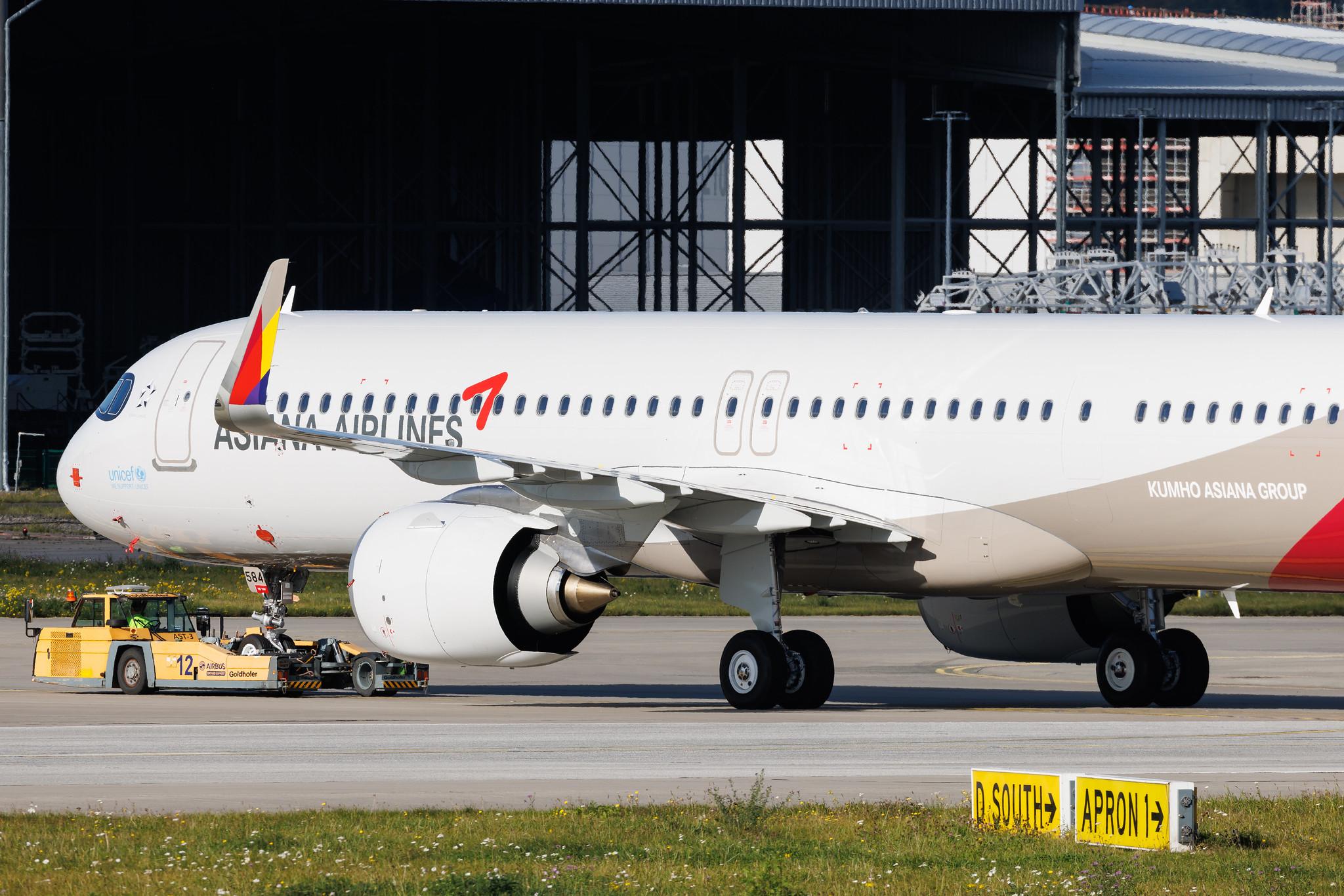 Hamburg Finkenwerder: Asiana Airlines (OZ / AAR) | Airbus A321-251NX A21N | D-AYAS | HL8584 | MSN 12033