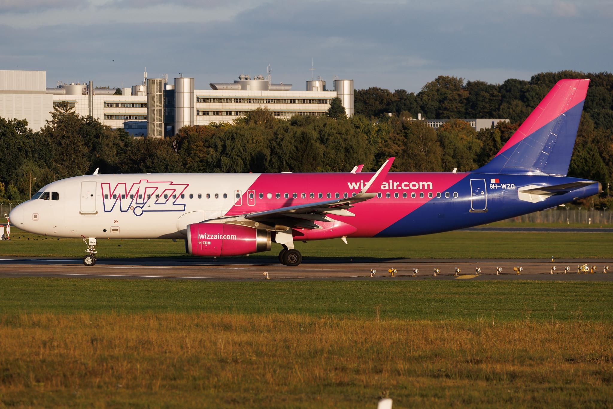 Hamburg Airport: Wizz Air (W6 / WZZ) | Operator: Wizz Air Malta | Airbus A320-232 A320 | 9H-WZQ | MSN 08210